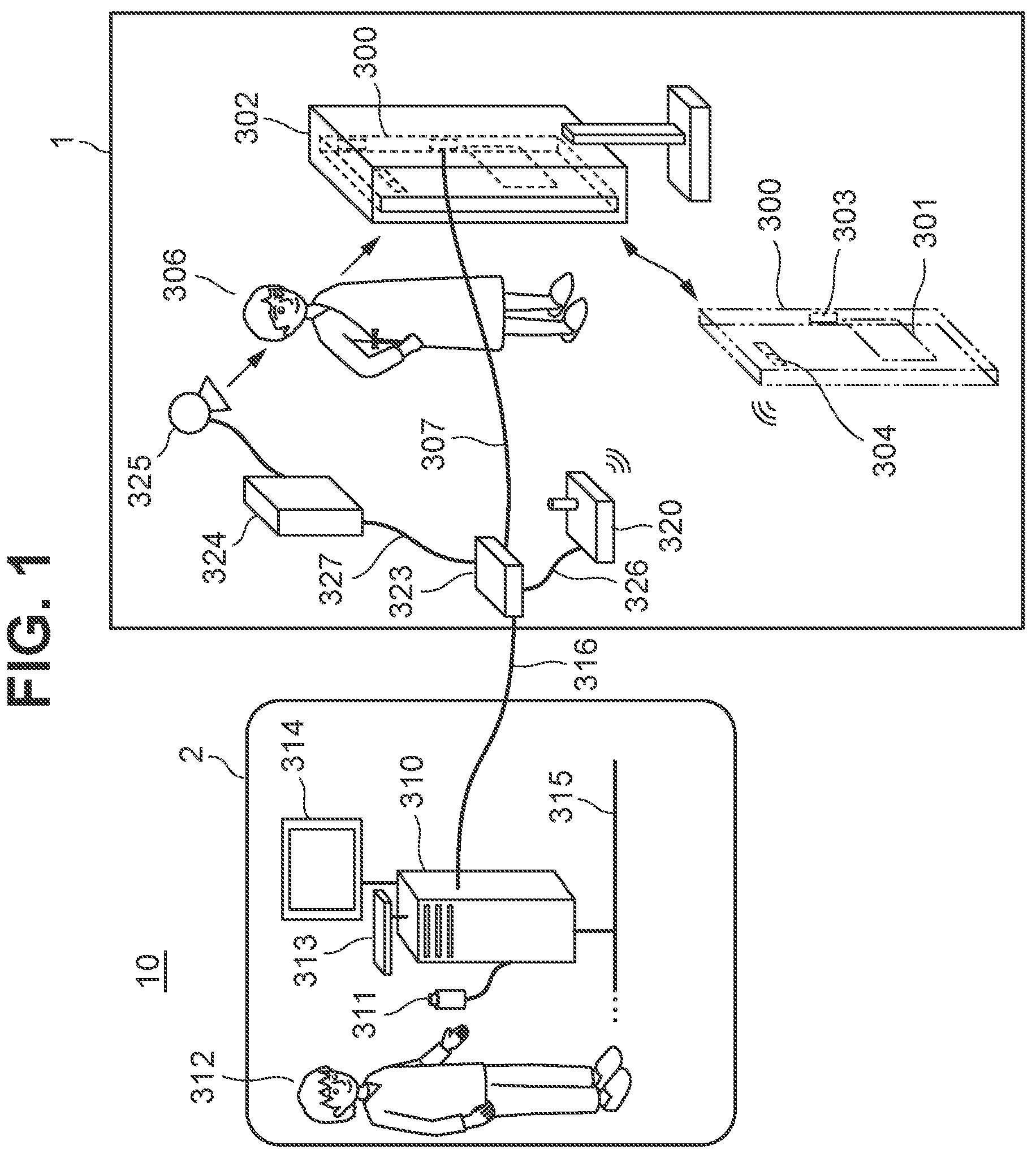 Patent US12167926 — Radiographic system, control apparatus, radiographic method, and storage medium — Figure 1