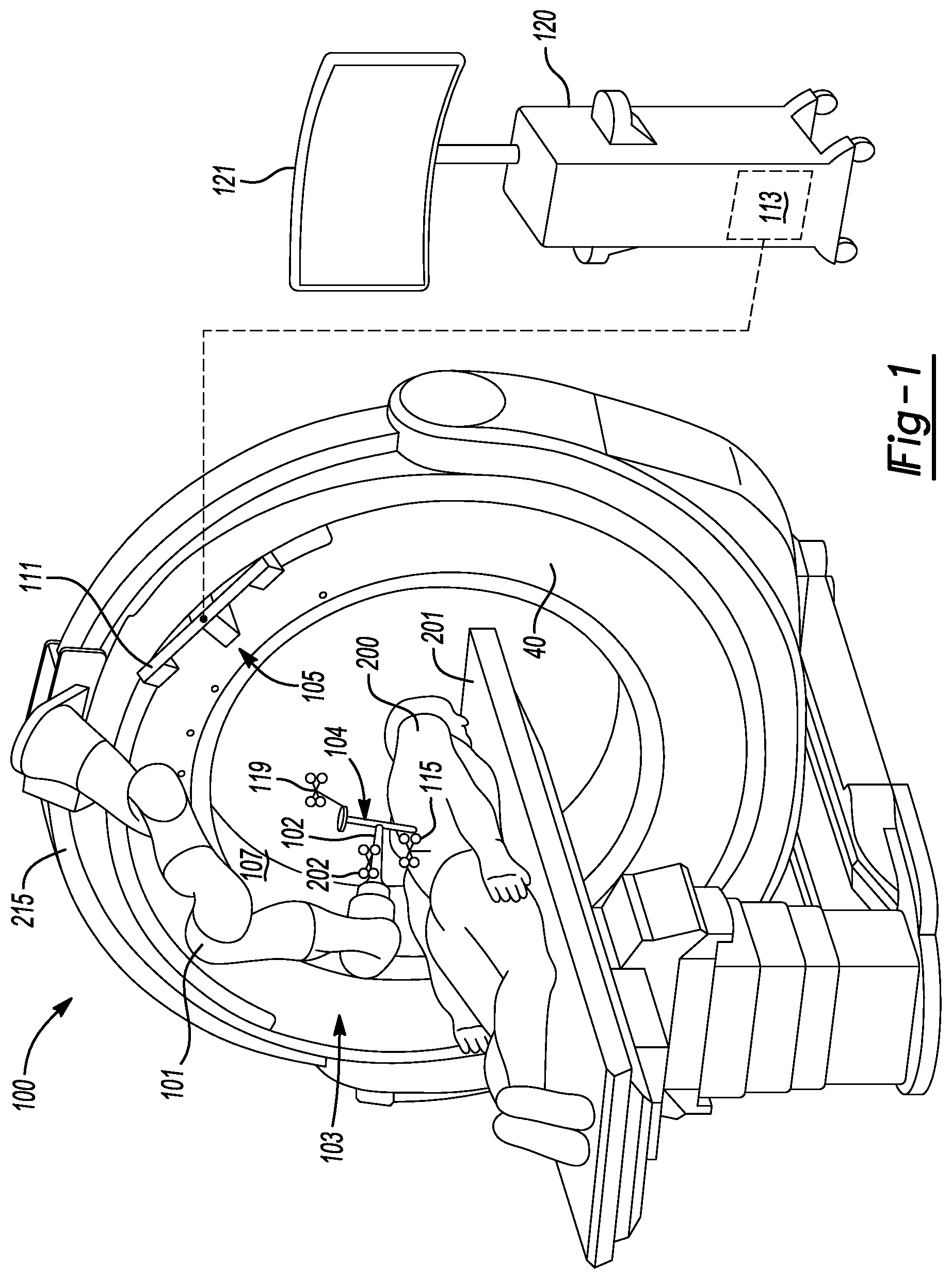 Patent US12167940 — Methods and systems for display of patient data in computer-assisted surgery — Figure 1