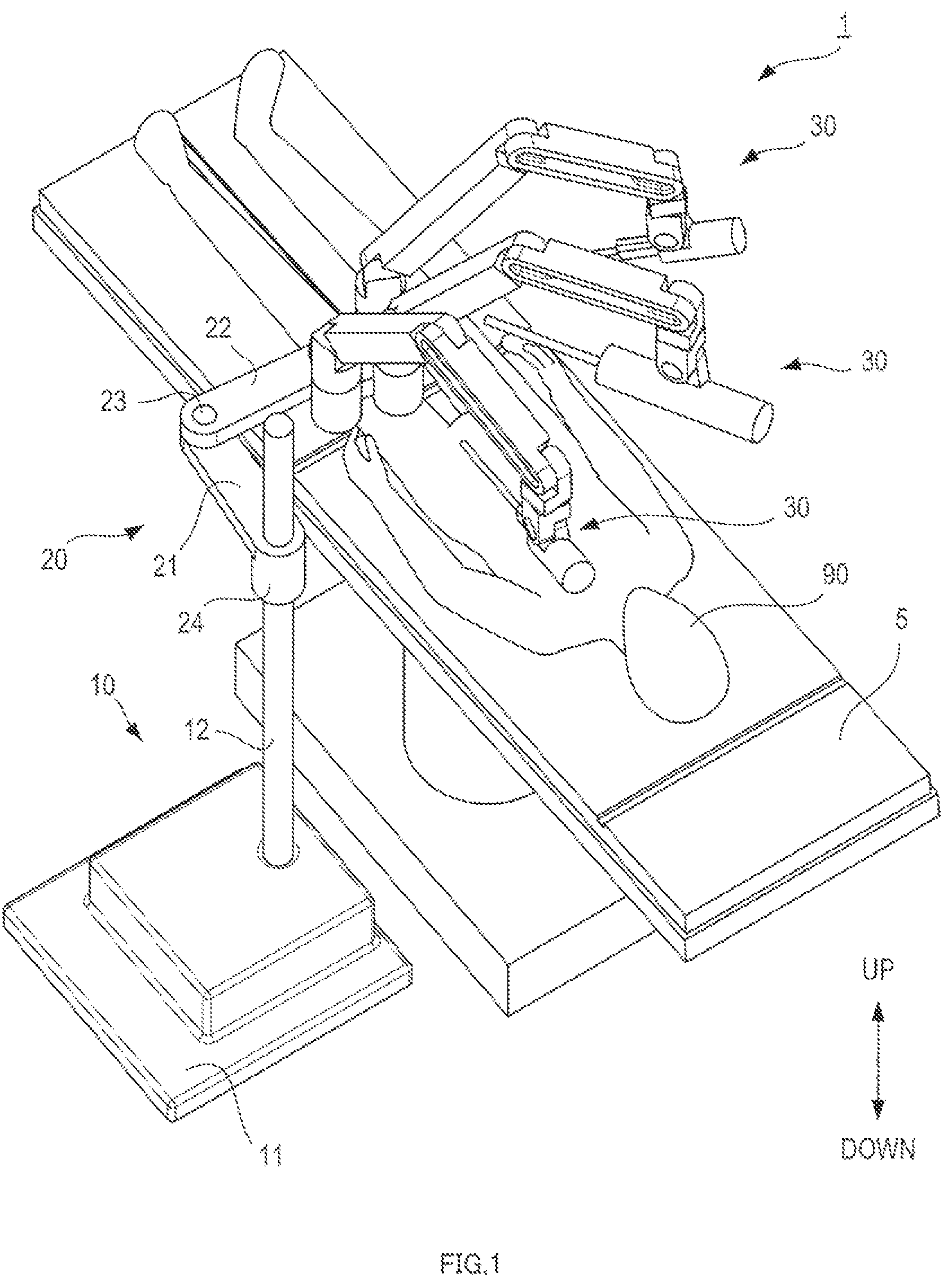 Patent US12167942 — Surgery assisting device — Figure 1