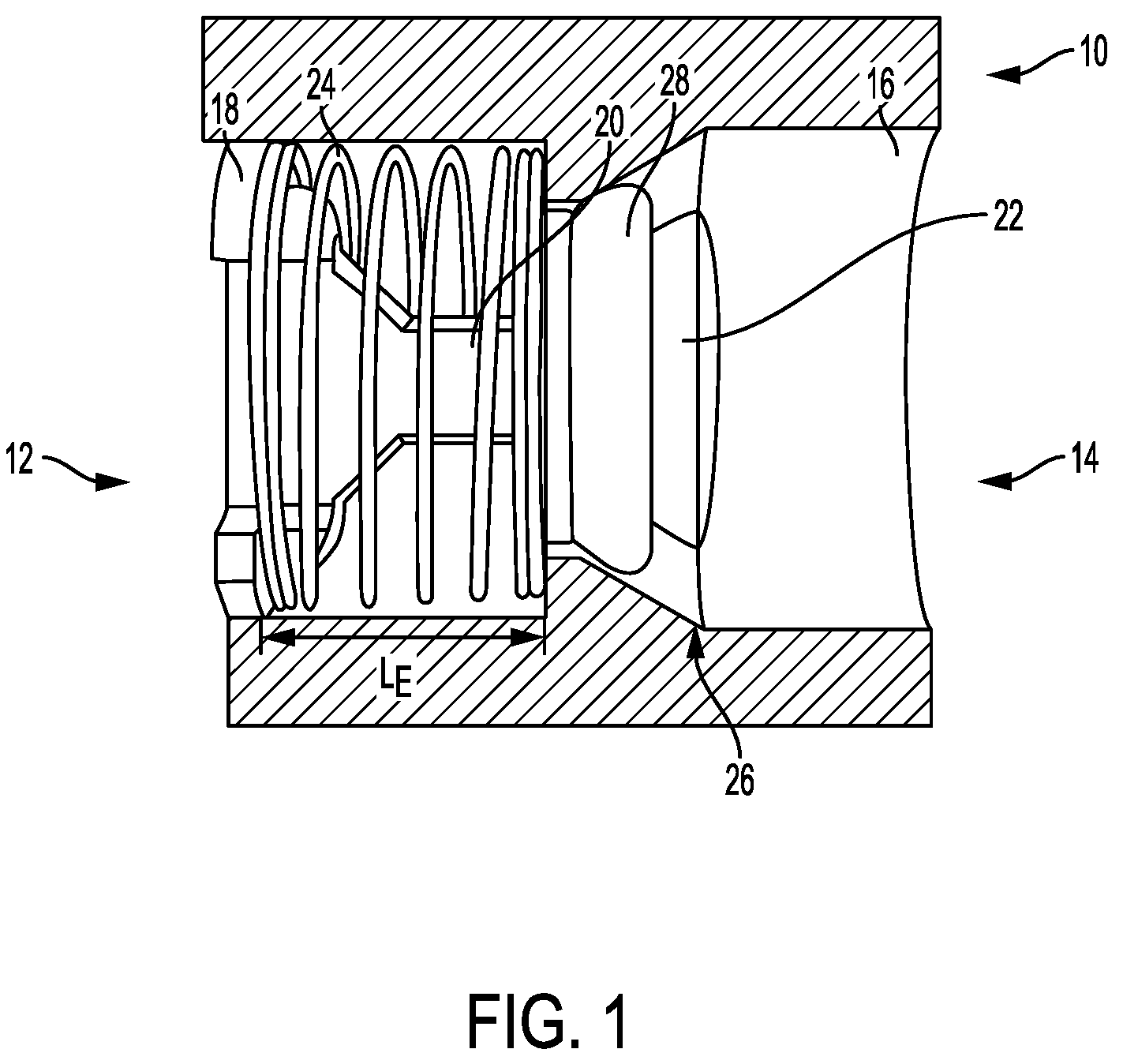 Patent US12167976 — Check valve with docking station for gastrointestinal balloon — Figure 1