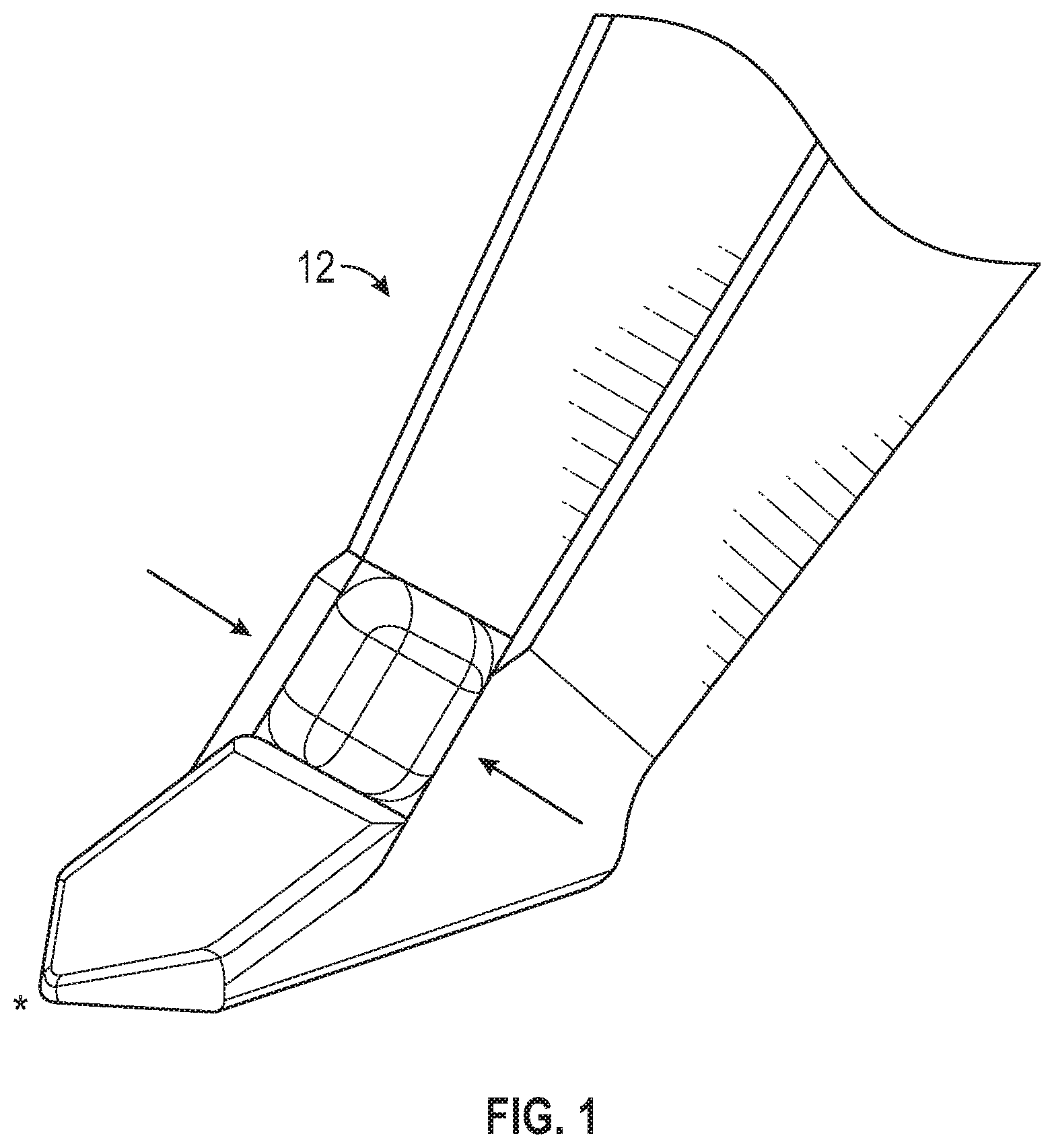 Patent US12167980 — Intraocular device for dual incisions — Figure 1