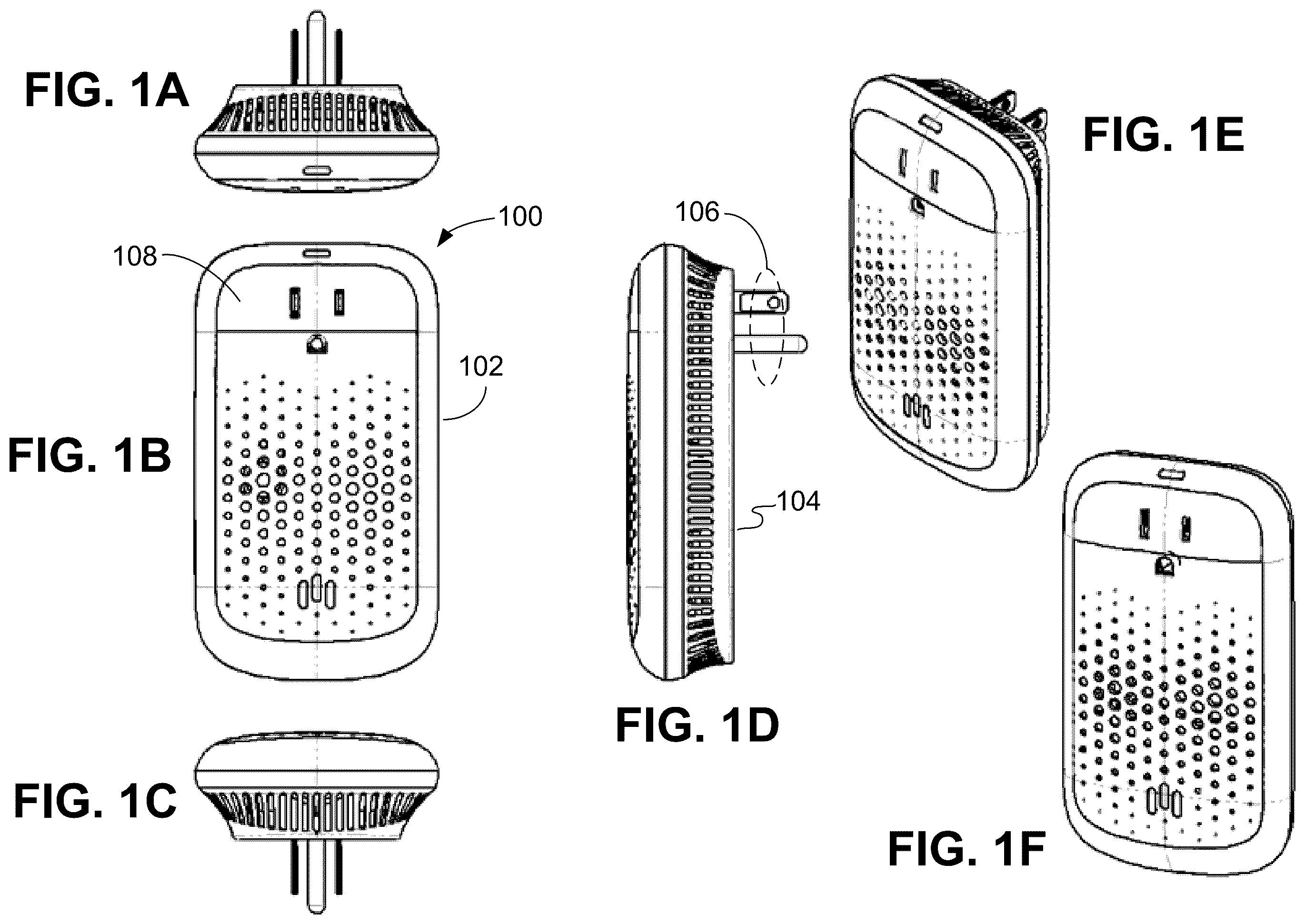 Patent US12171072 — Mounting system and method for sensor node — Figure 1