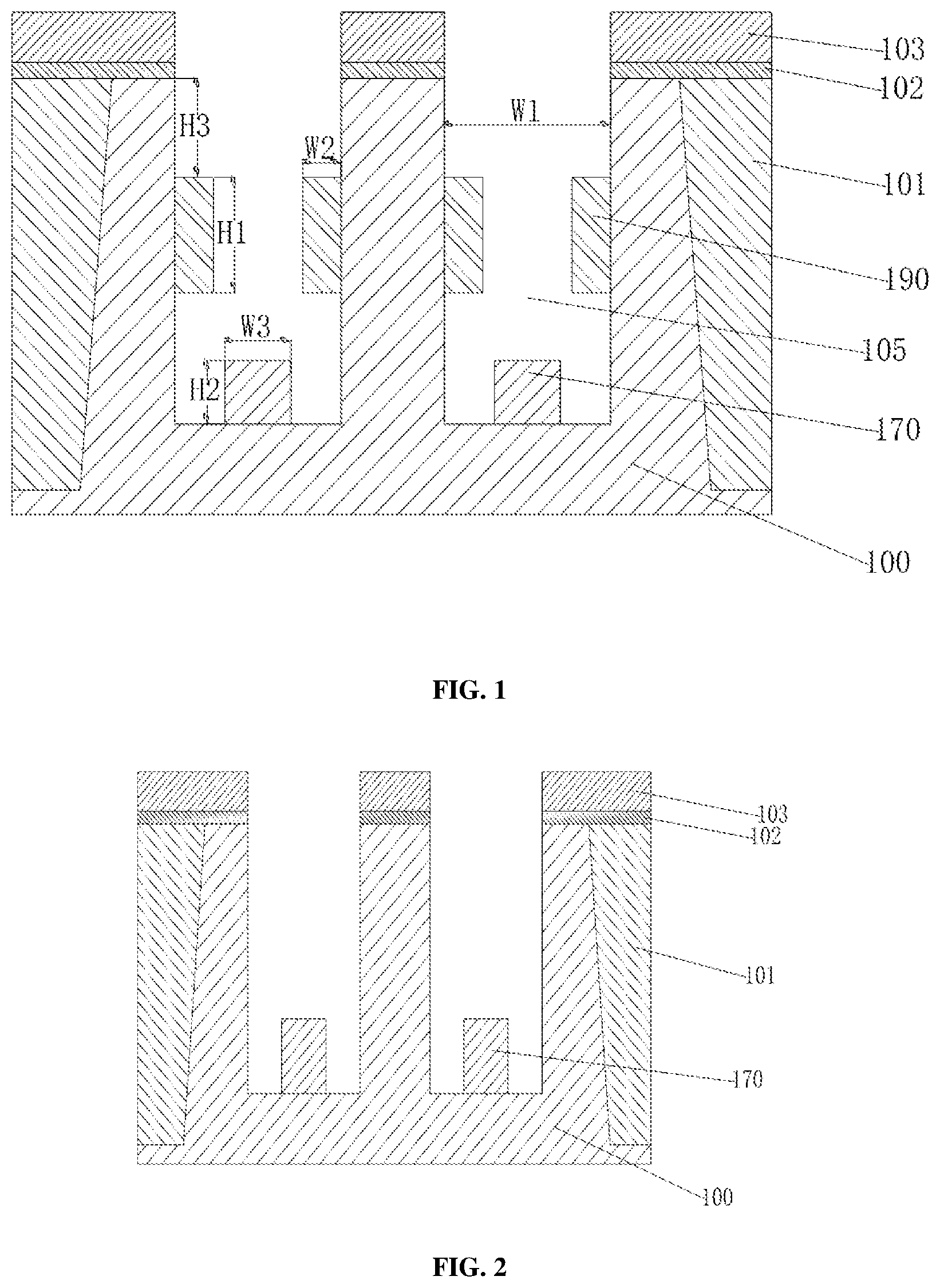 Patent US12171094 — Semiconductor structure, formation method thereof and memory — Figure 1