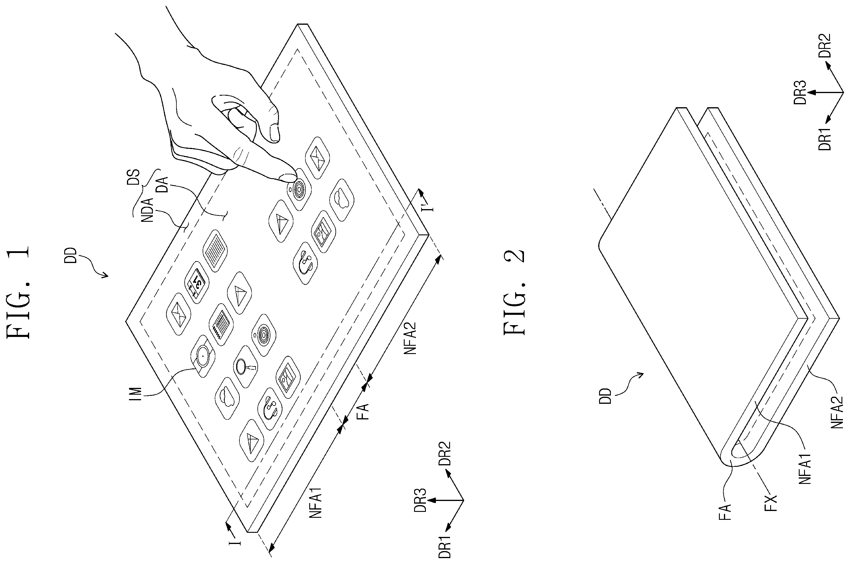 Patent US12171115 — Display device — Figure 1