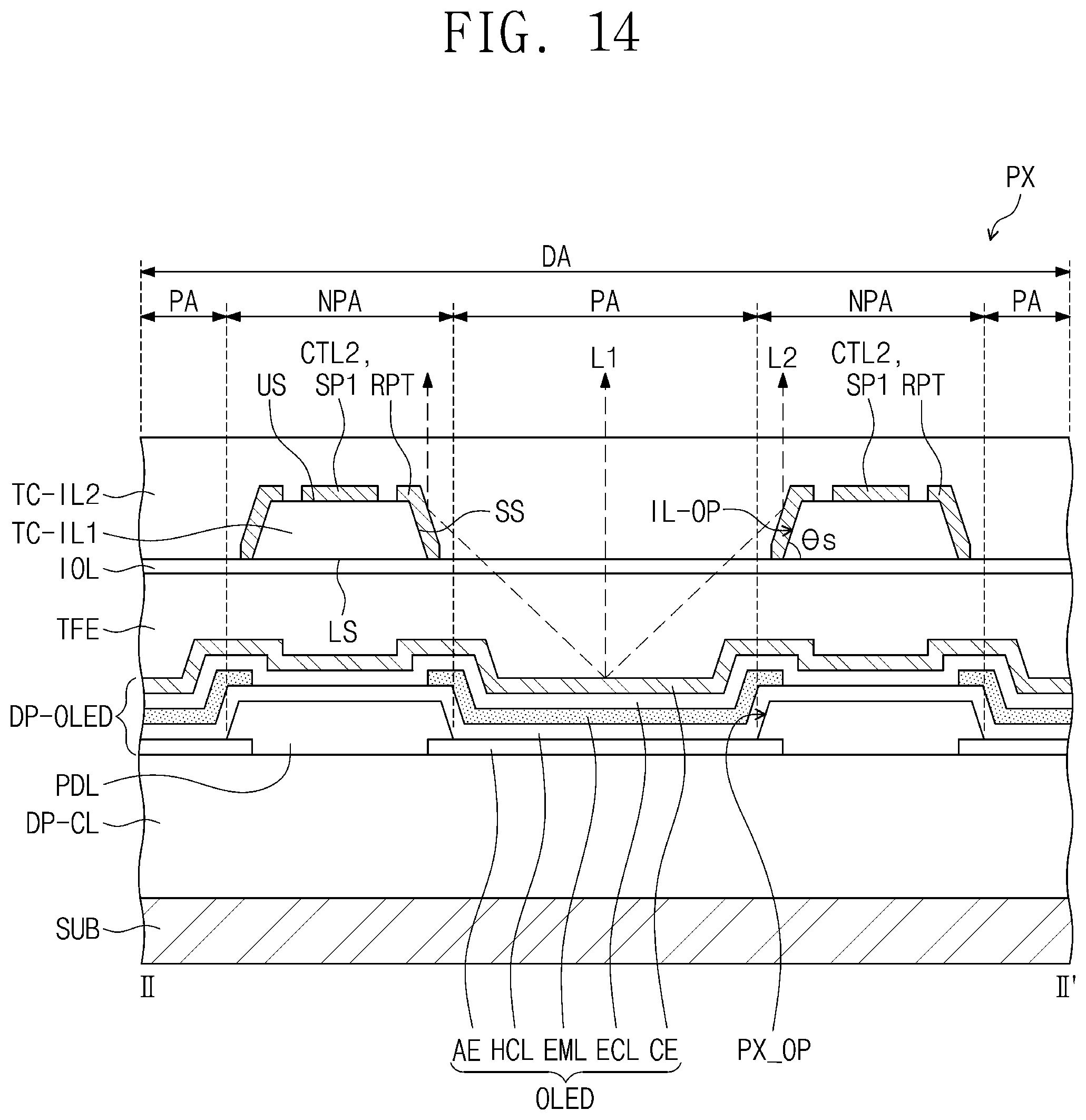 Patent US12171115 Figure 11 – Display device
