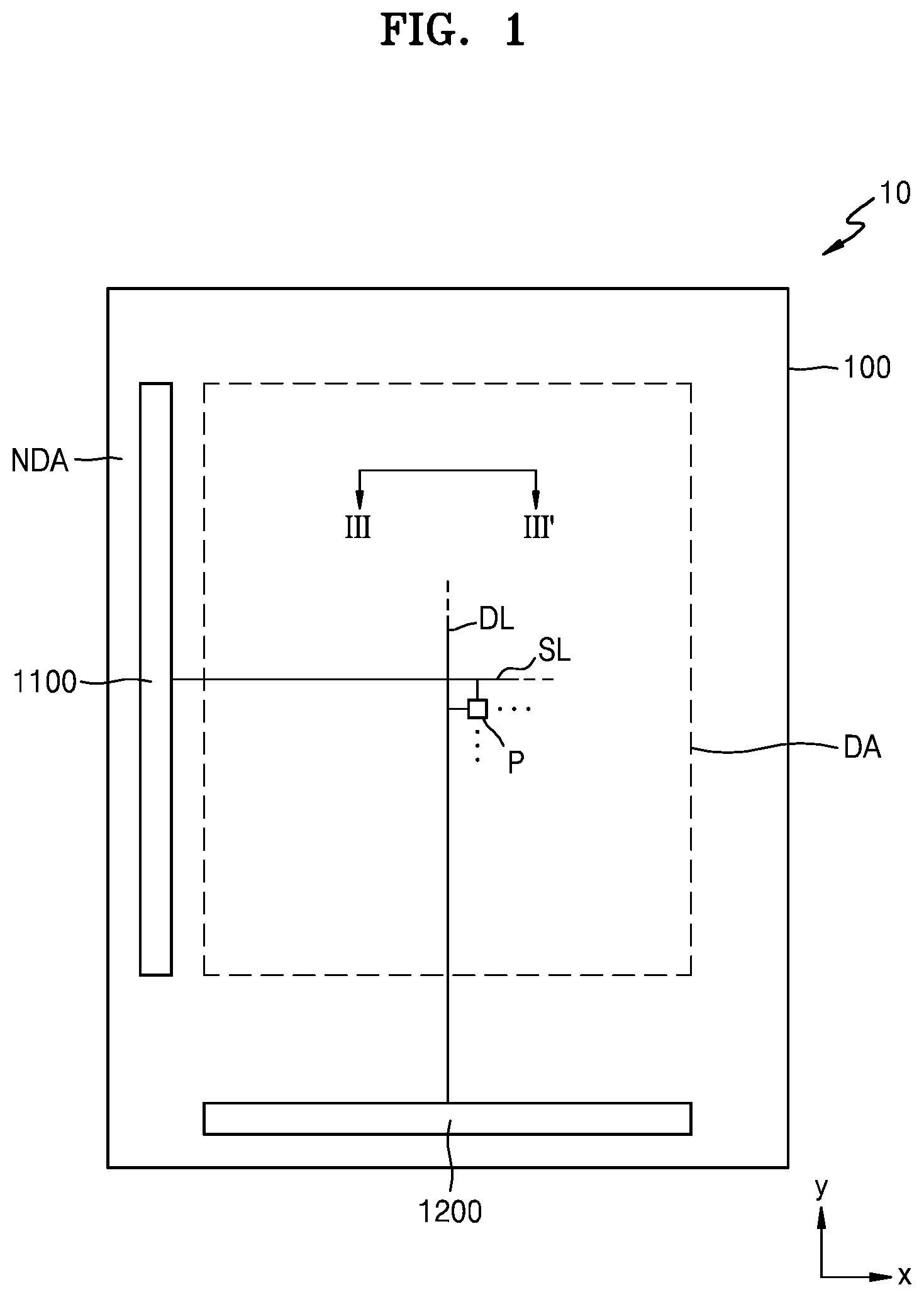 Patent US12171116 — Display apparatus — Figure 1