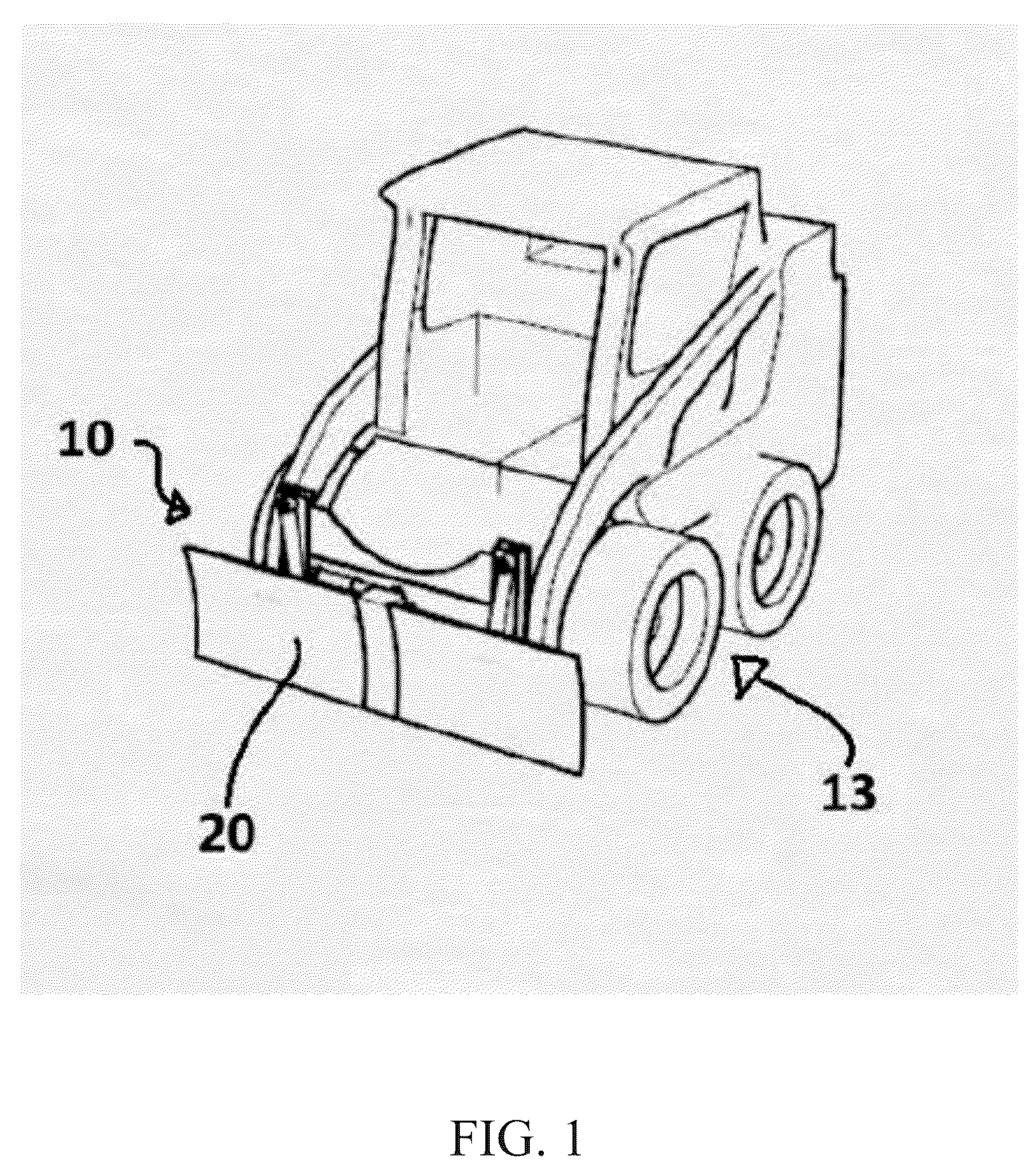 Patent US12173470 — Apparatus and method for enhanced skid loader grading control — Figure 1