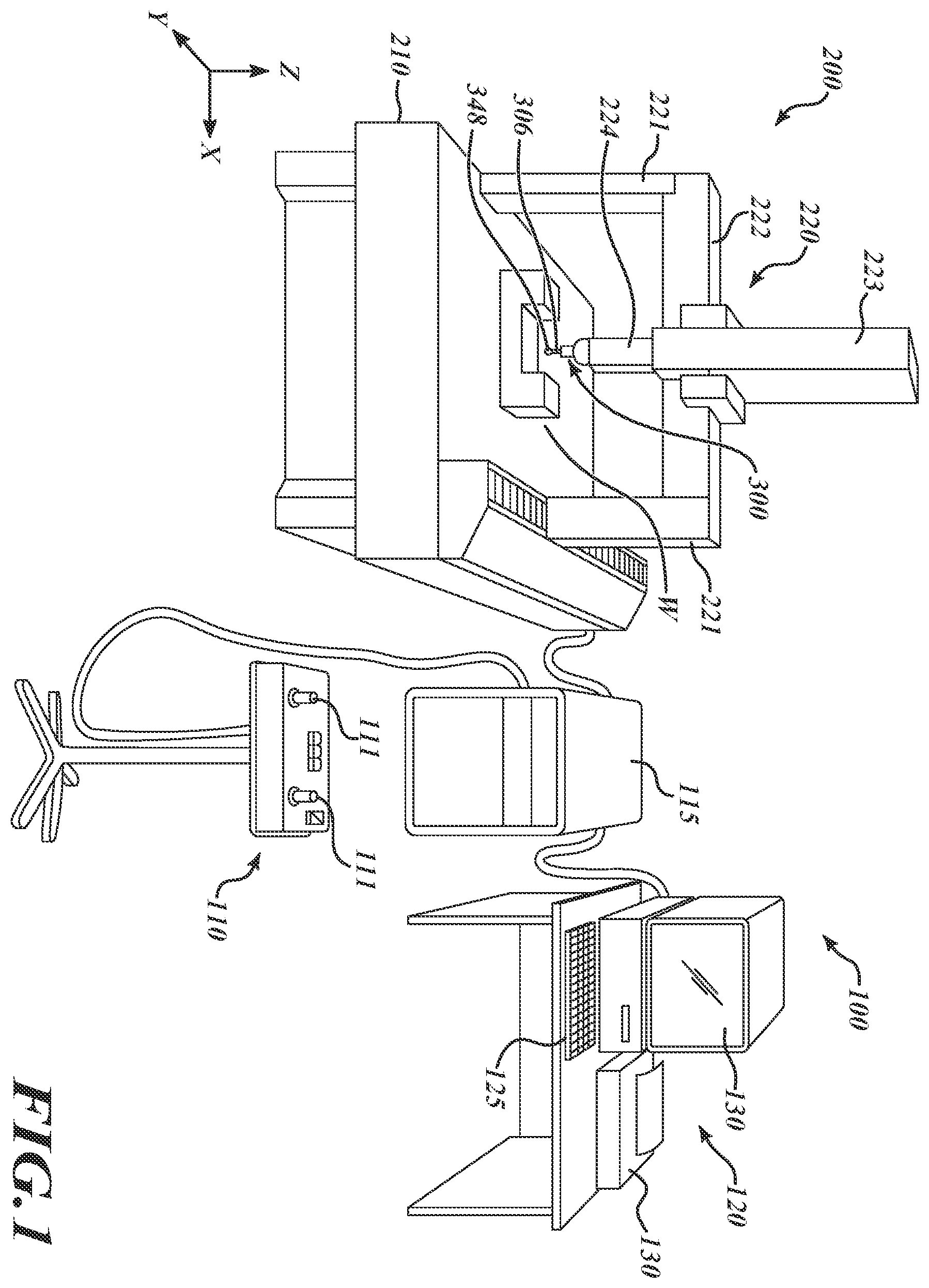 Patent US12174013 — Measuring probe with sensing coils and temperature compensation — Figure 1