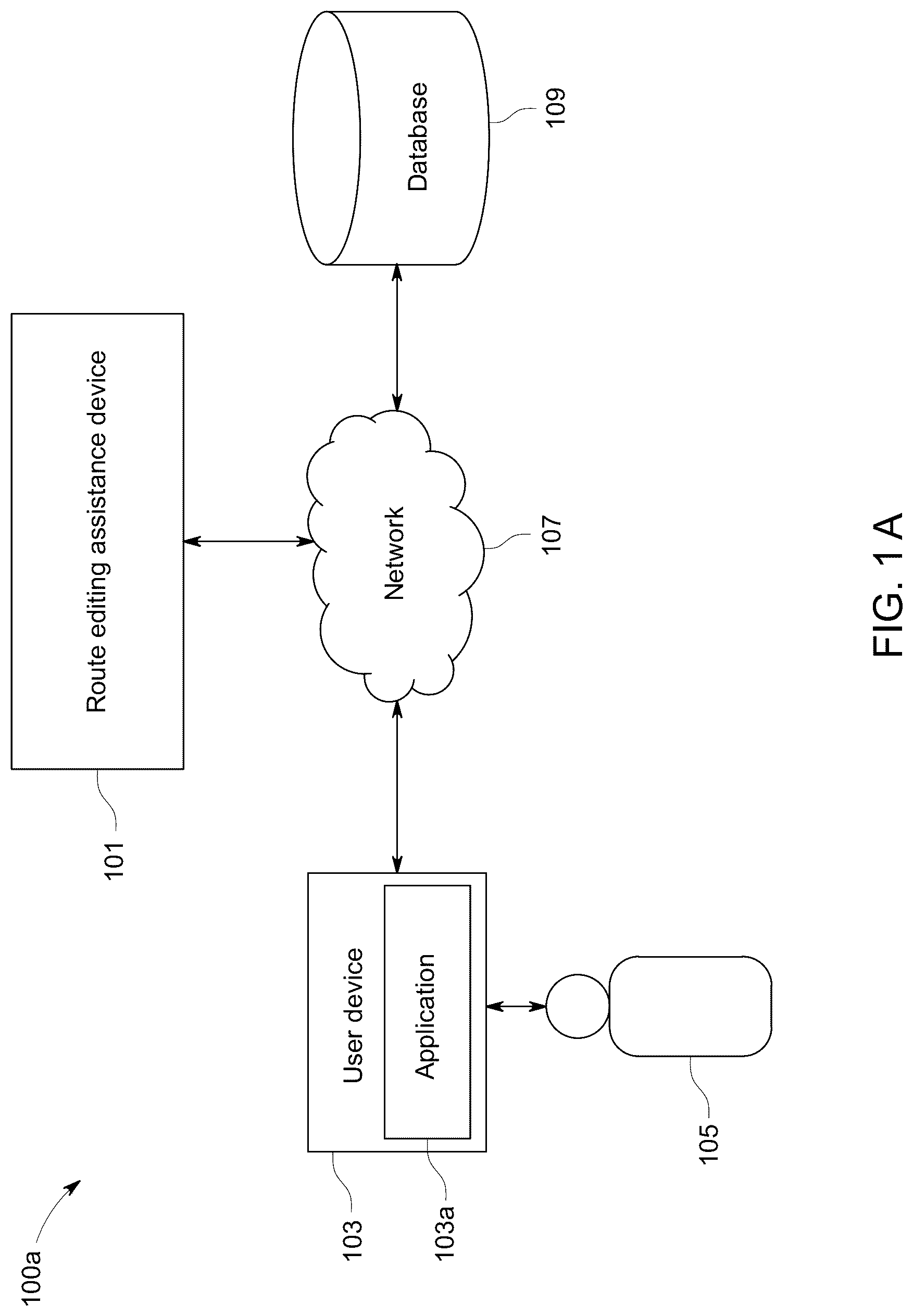 Patent US12174022 Figure 1 – Apparatus and method for route editing assistance