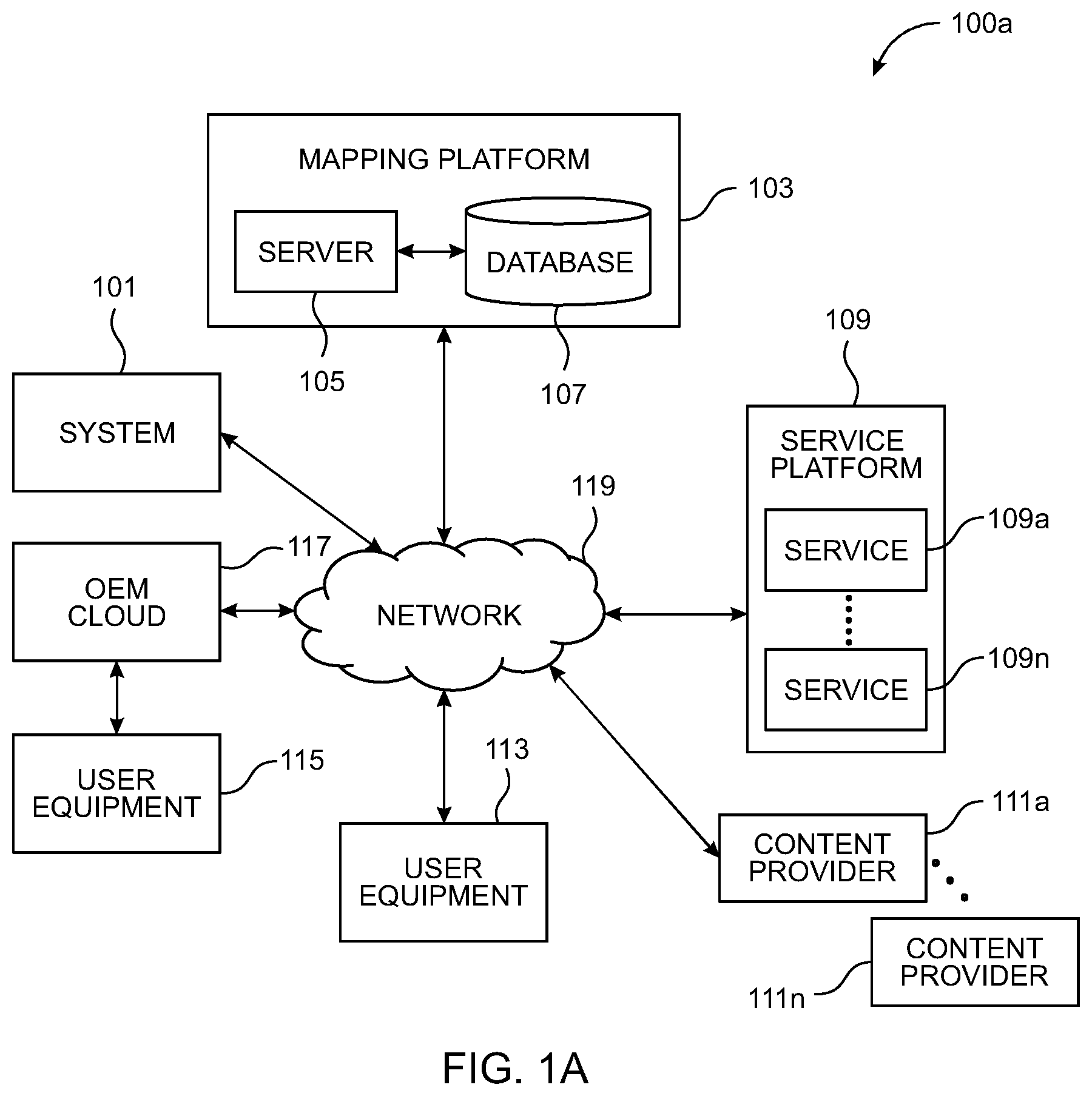 Patent US12174023 — Method and system to validate road signs — Figure 1