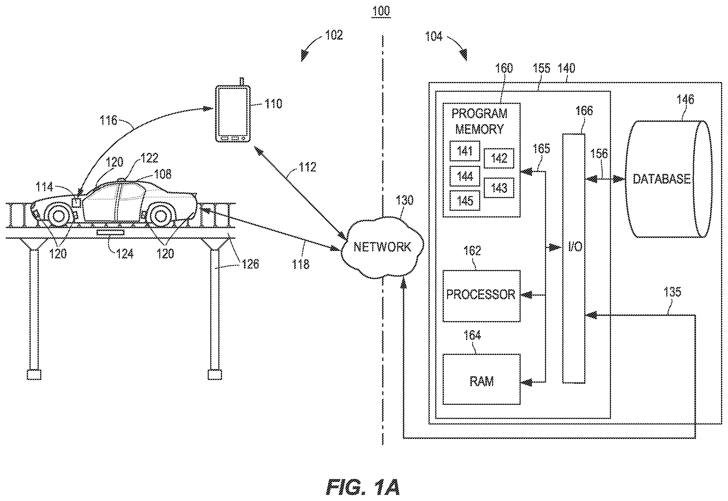Patent US12174027 — Detecting and responding to autonomous vehicle incidents and unusual conditions — Figure 1