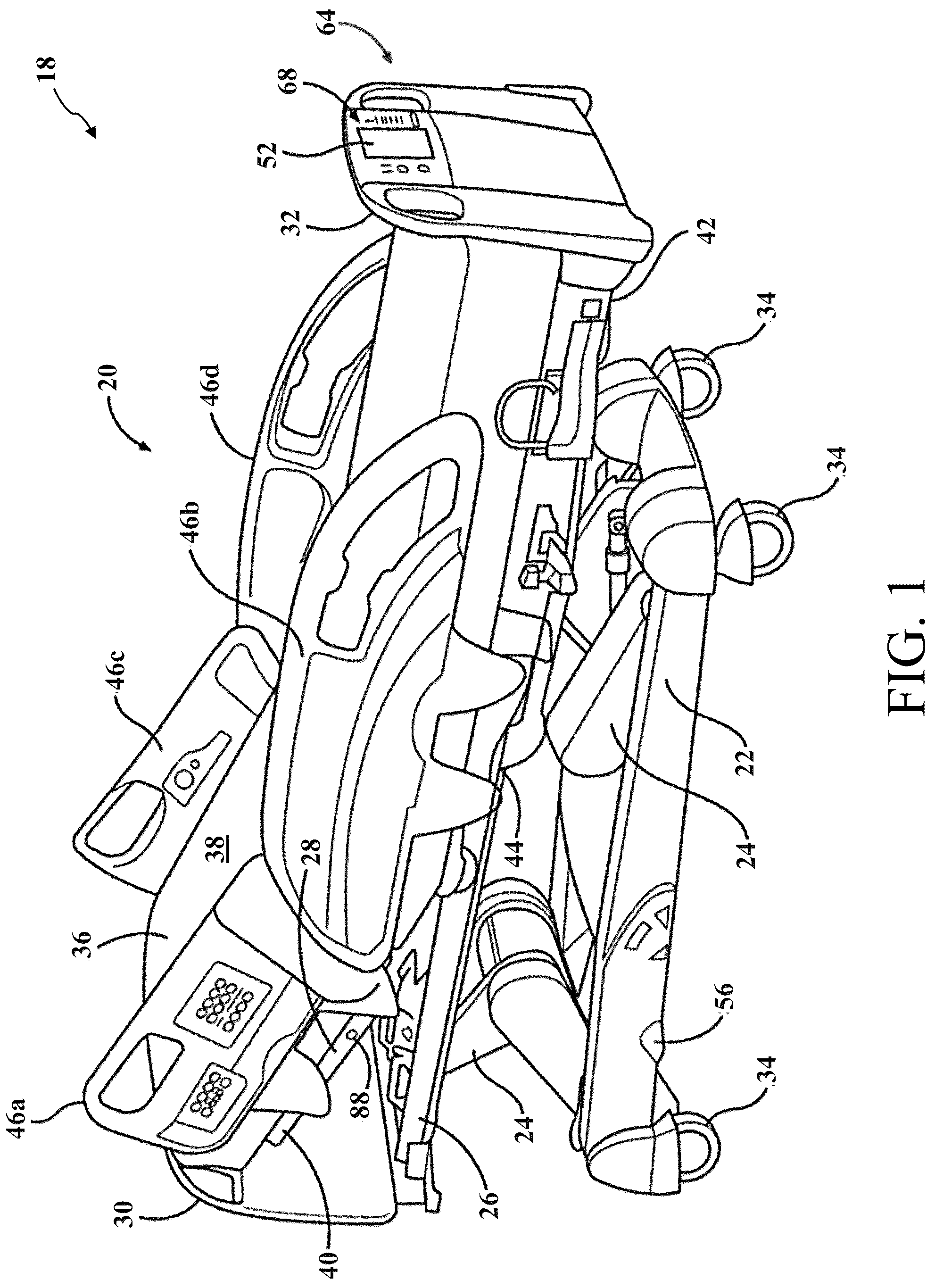 Patent US12174057 Figure 1 – Systems and methods for a user interface for calibrating a load cell