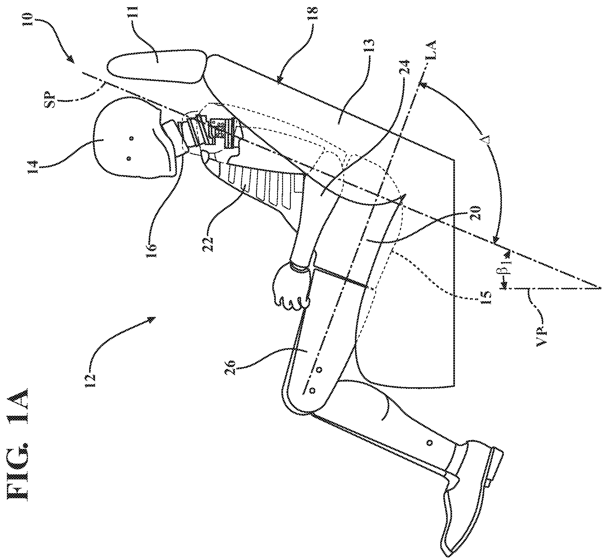 Patent US12174087 — Neck bracket design for anthropomorphic test device in multiple reclined seating postures — Figure 1