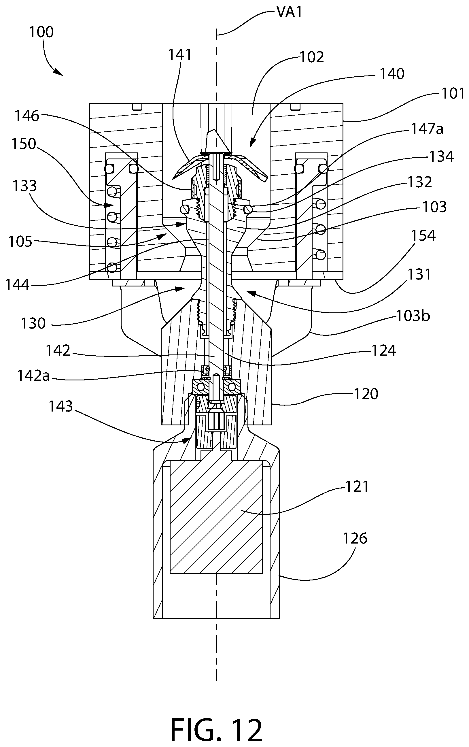Patent US12174096 Figure 12 – Agricultural sample preparation device