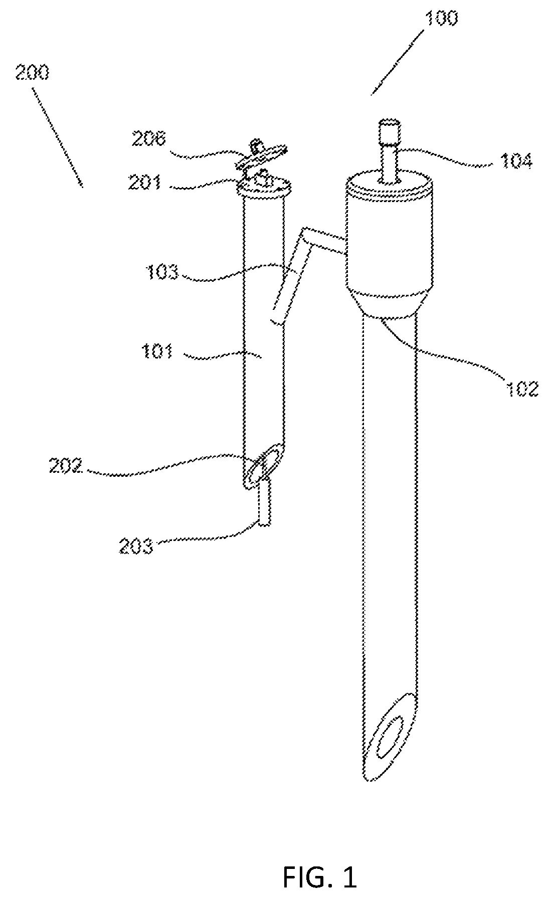 Patent US12174097 — Built-in multi-zone fast evenly mixed sampling device of SCR outlet flue — Figure 1