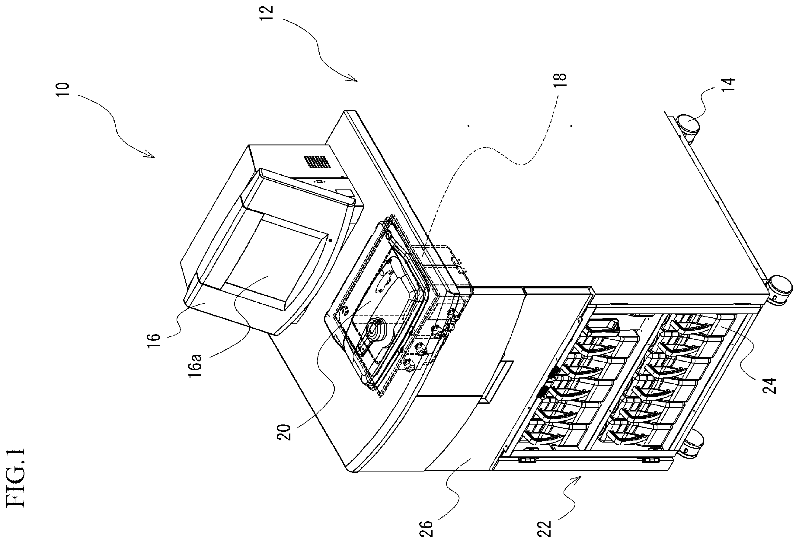 Patent US12174098 — Tissue piece treating apparatus — Figure 1