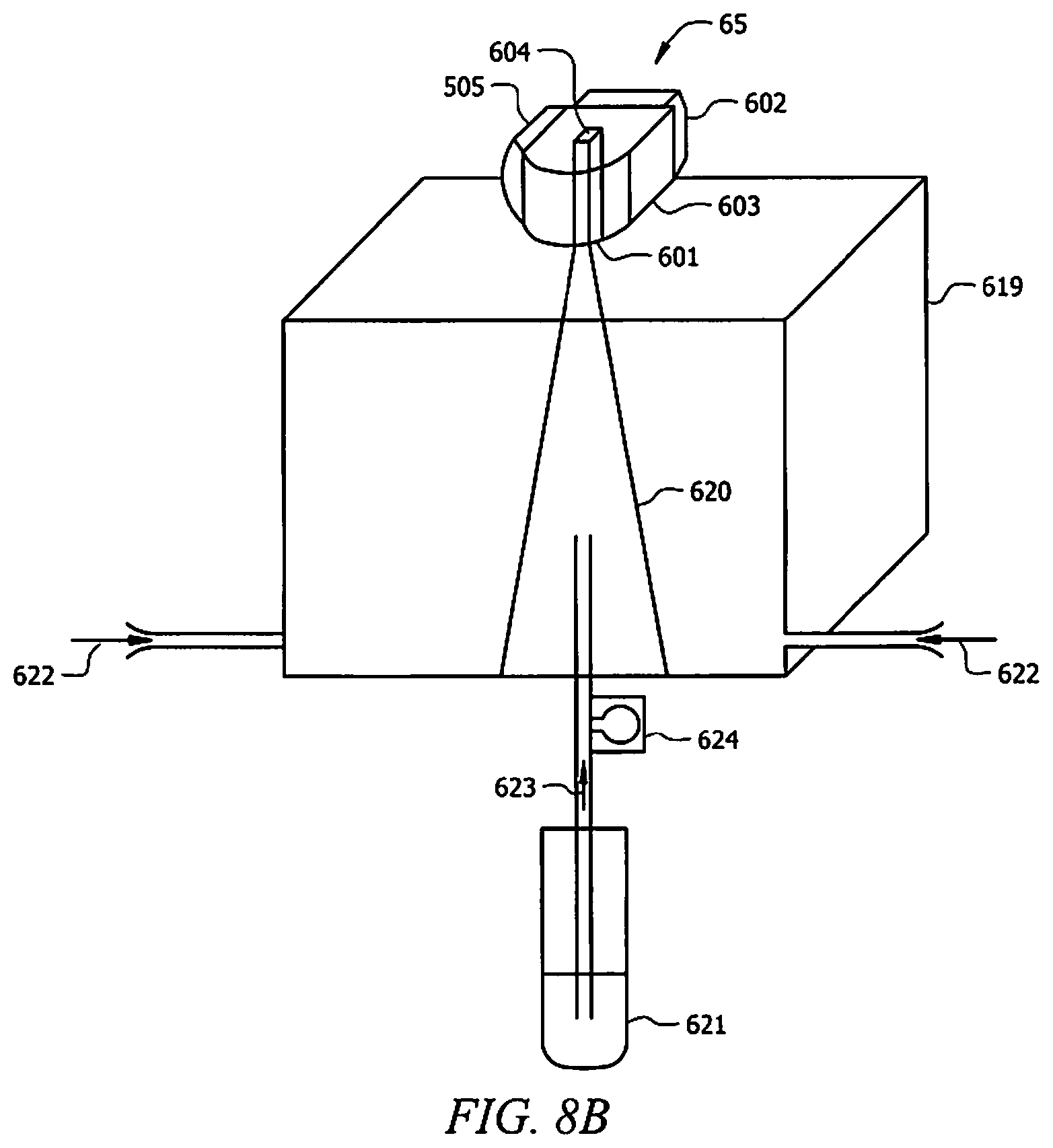 Patent US12174106 Figure 10 – Flow cytometer