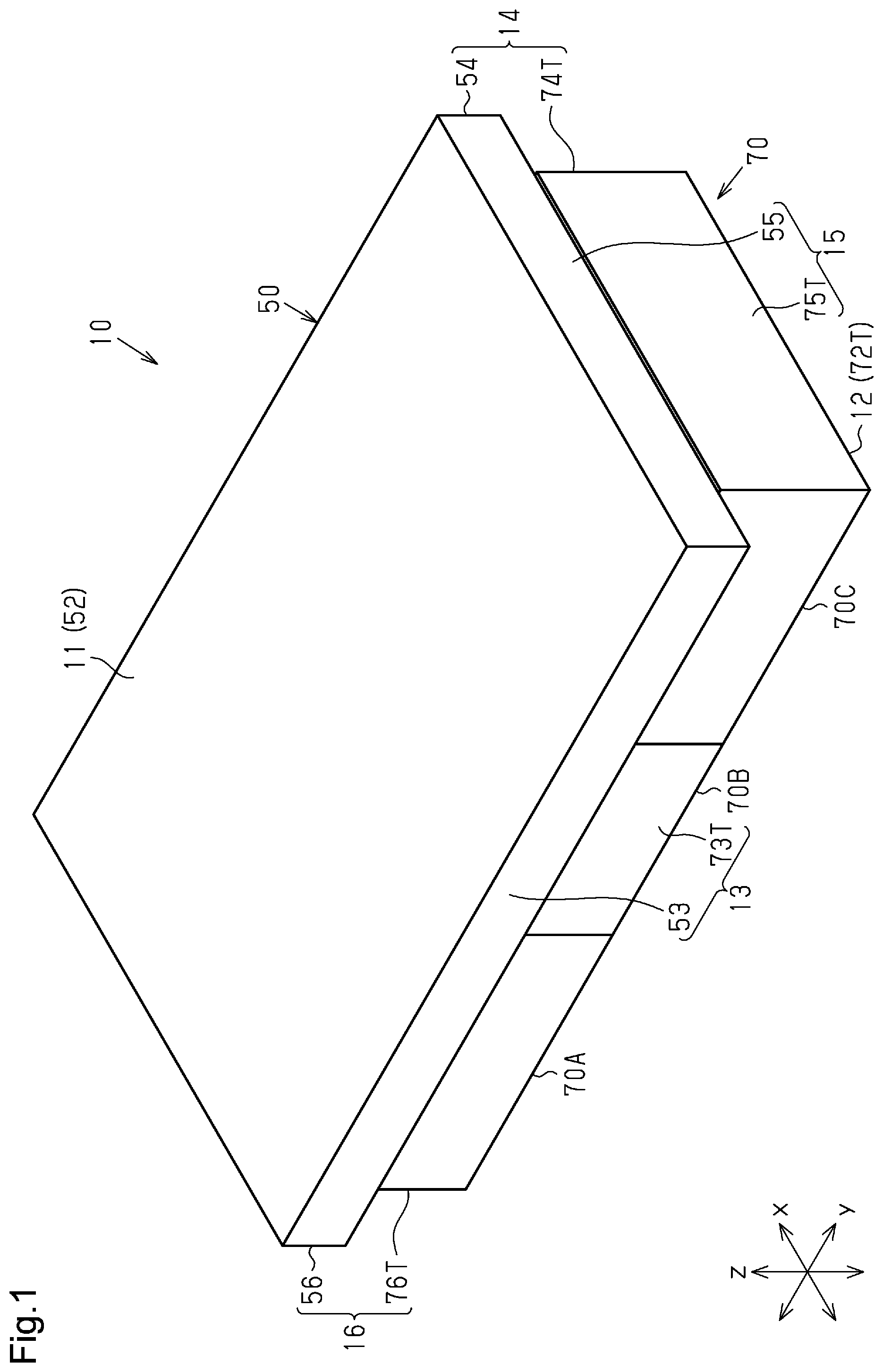 Patent US12174114 — Terahertz device — Figure 1