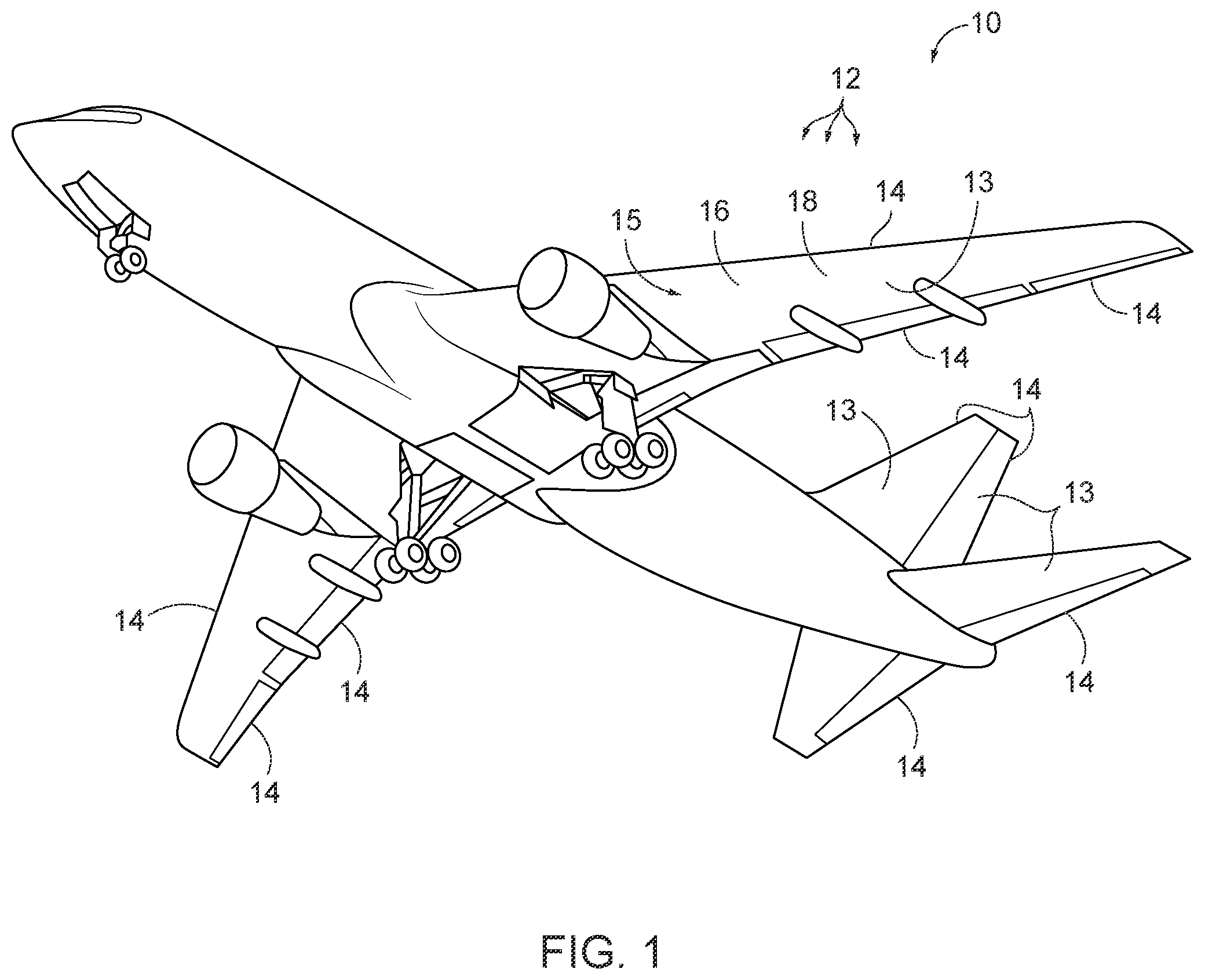 Patent US12174129 — X-ray tomography systems and methods for imaging an aircraft part — Figure 1