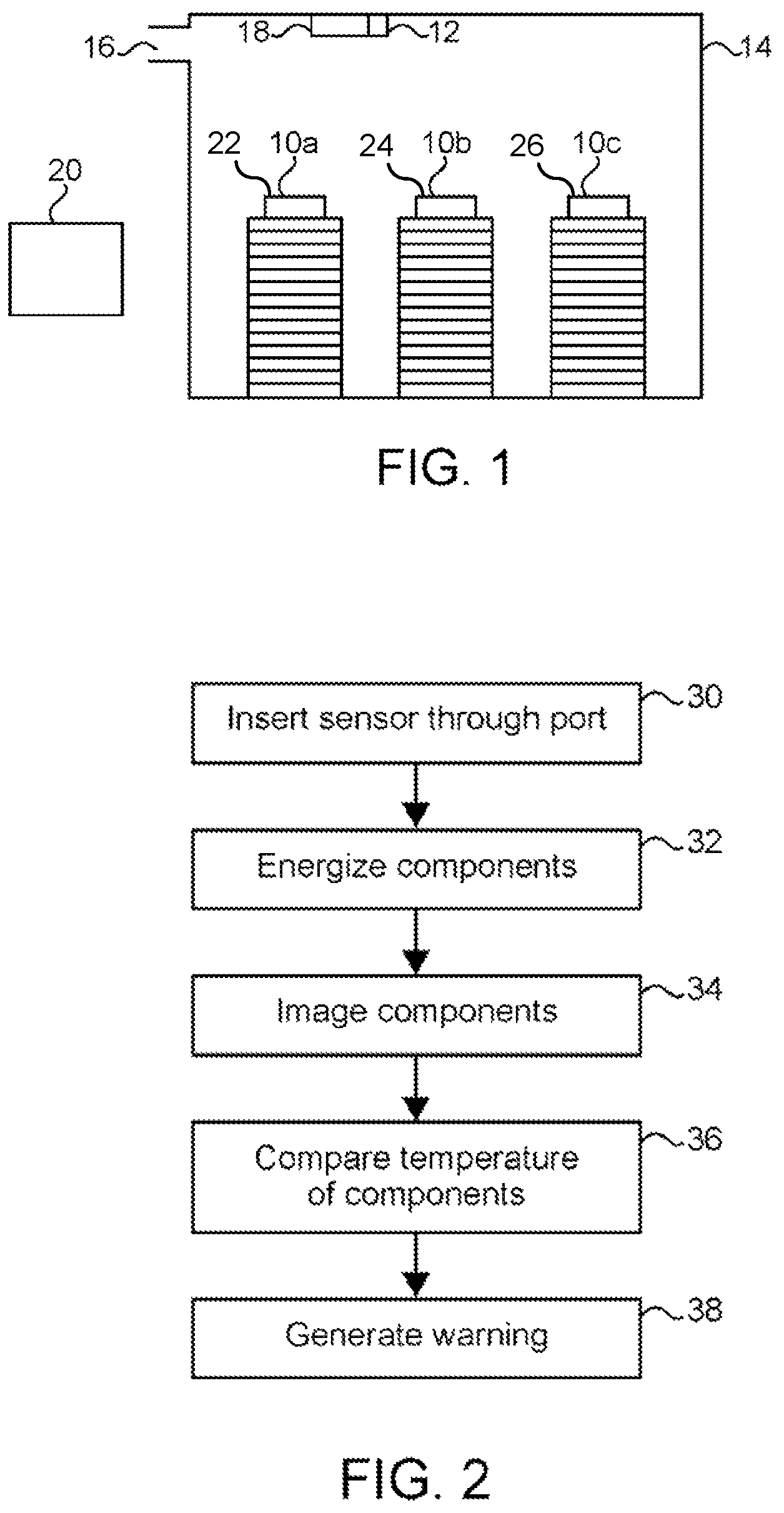 Patent US12174134 — Thermographic inspection of electrical equipment — Figure 1