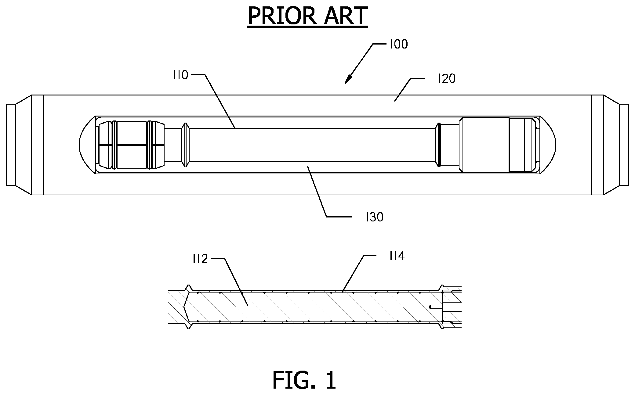 Patent US12174138 — Wet gas capacitance probe — Figure 1