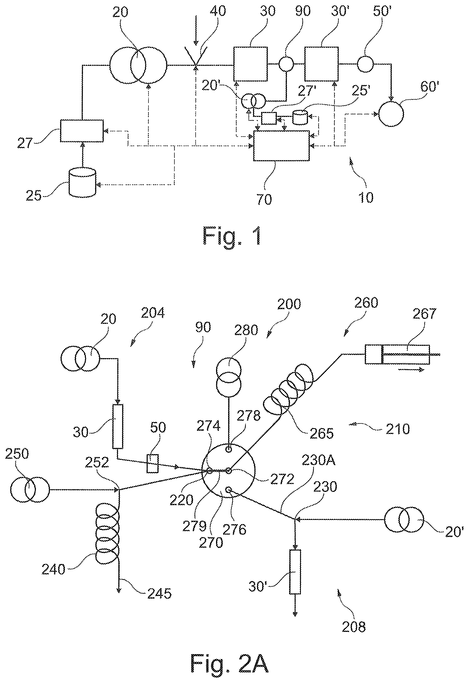 Patent US12174160 Figure 1 – Fluid processing with withdraw-transfer modulation