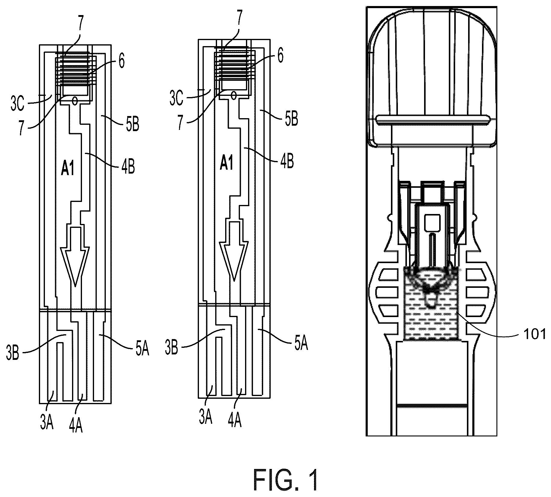 Patent US12174202 — Systems and methods for electrochemical point-of-care detection of hemoglobin — Figure 1