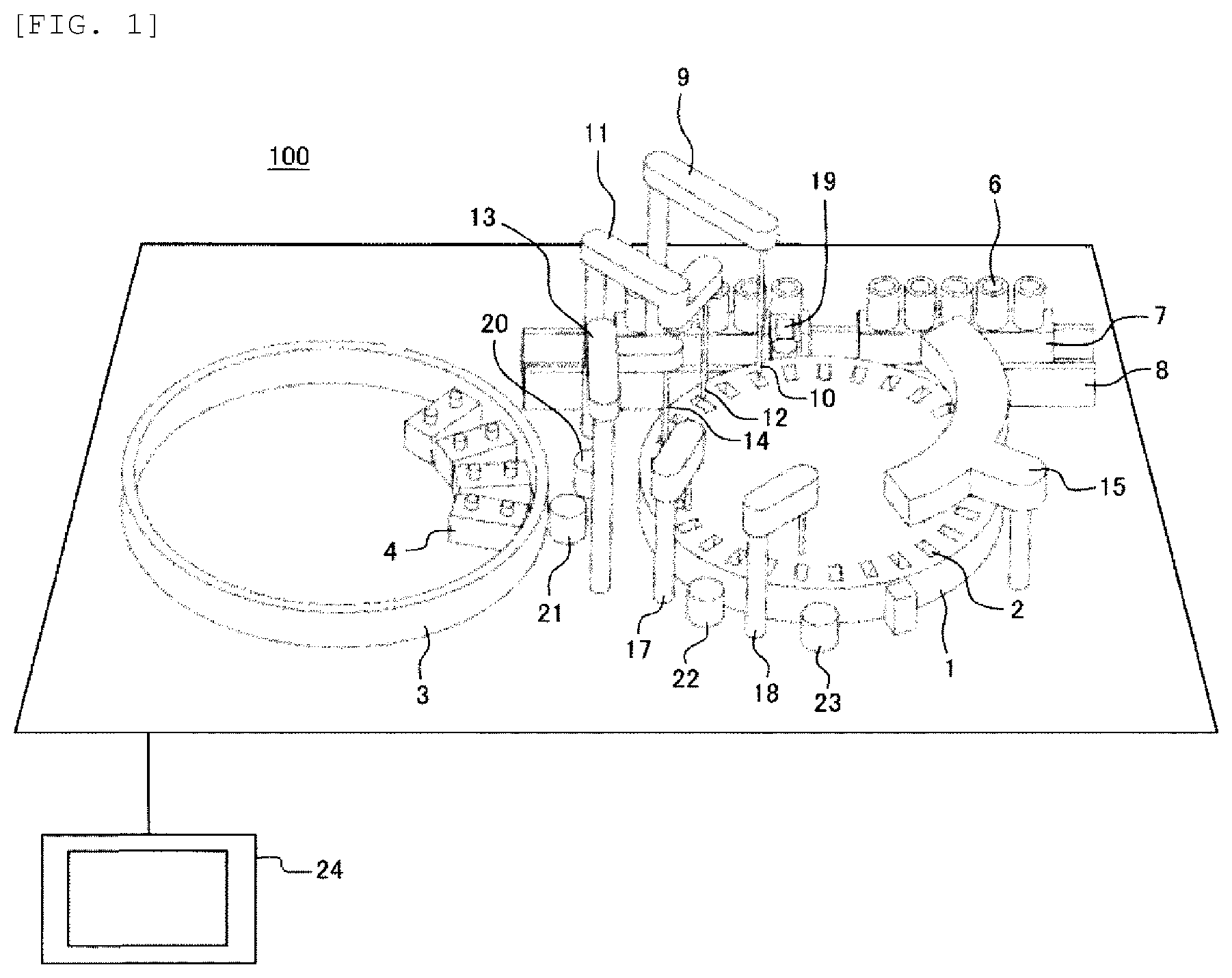Patent US12174210 — Automated analyzer and cleaning method — Figure 1