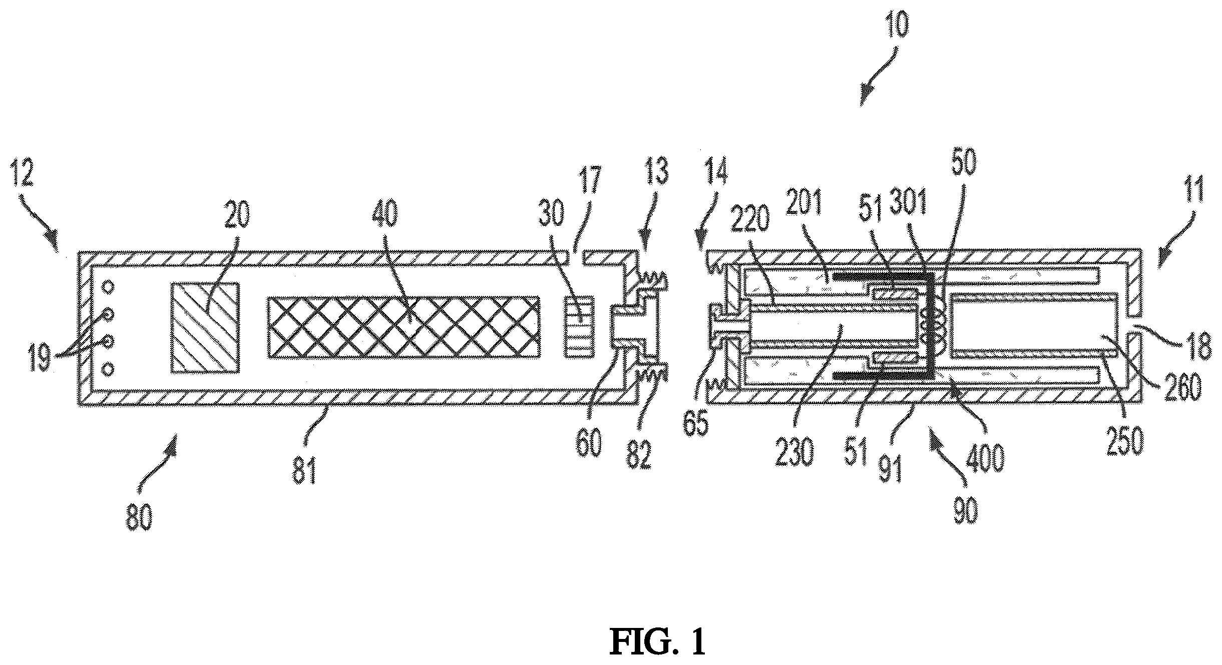 Patent US12174255 — Aerosol delivery device — Figure 1