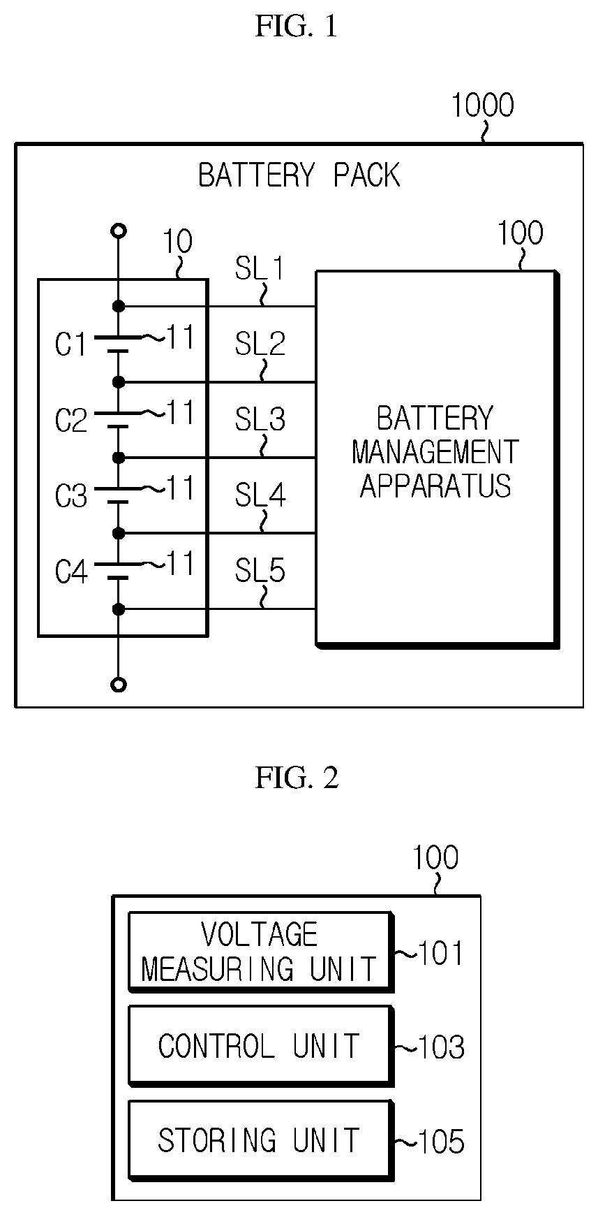 Patent US12174262 Figure 1 – Battery management apparatus
