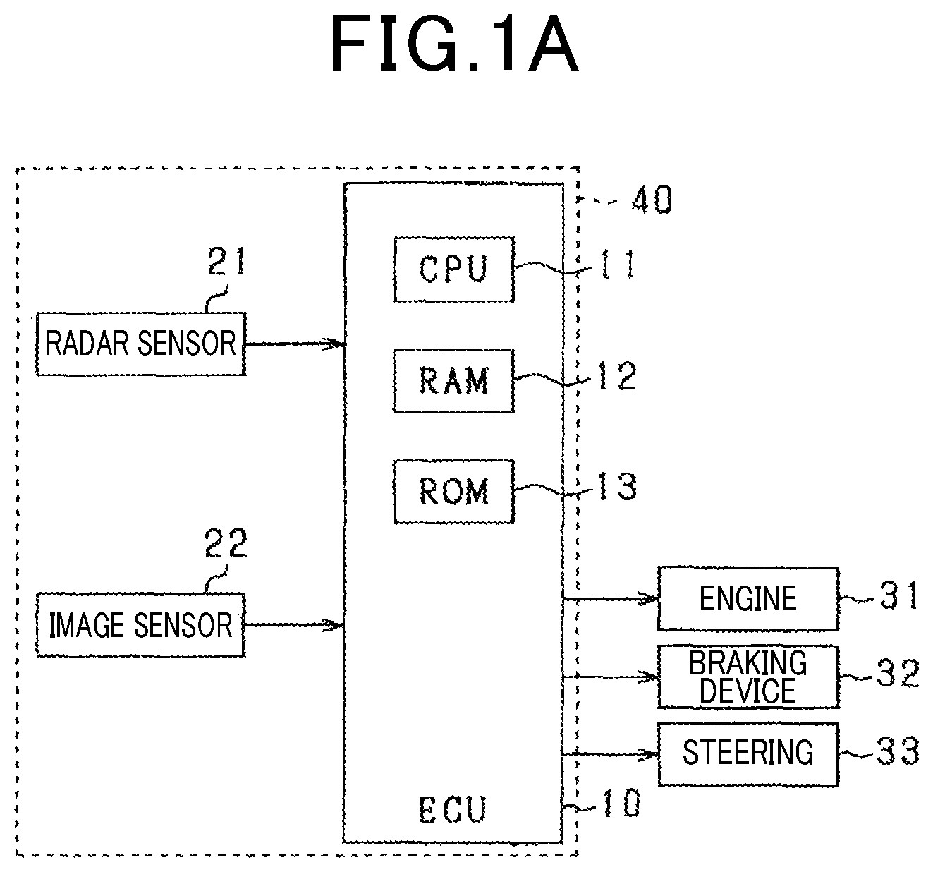 Patent US12174291 — Object determination apparatus — Figure 1