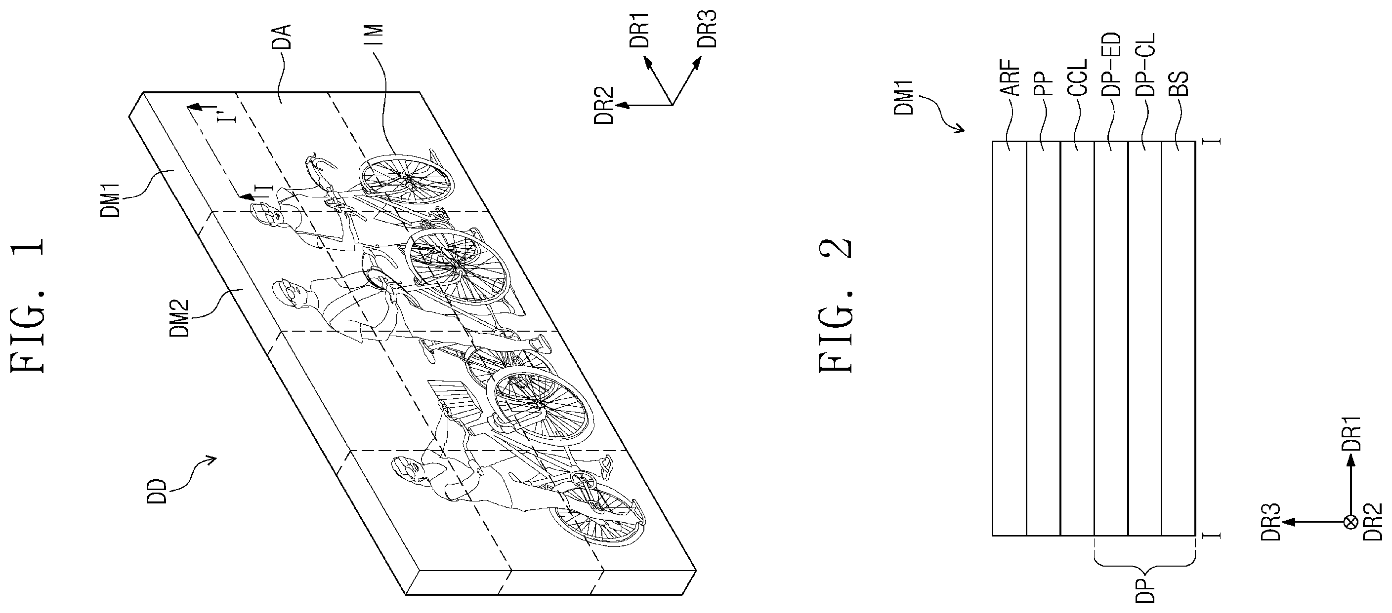 Patent US12174341 Figure 1 – Anti-reflective film and display device including the same