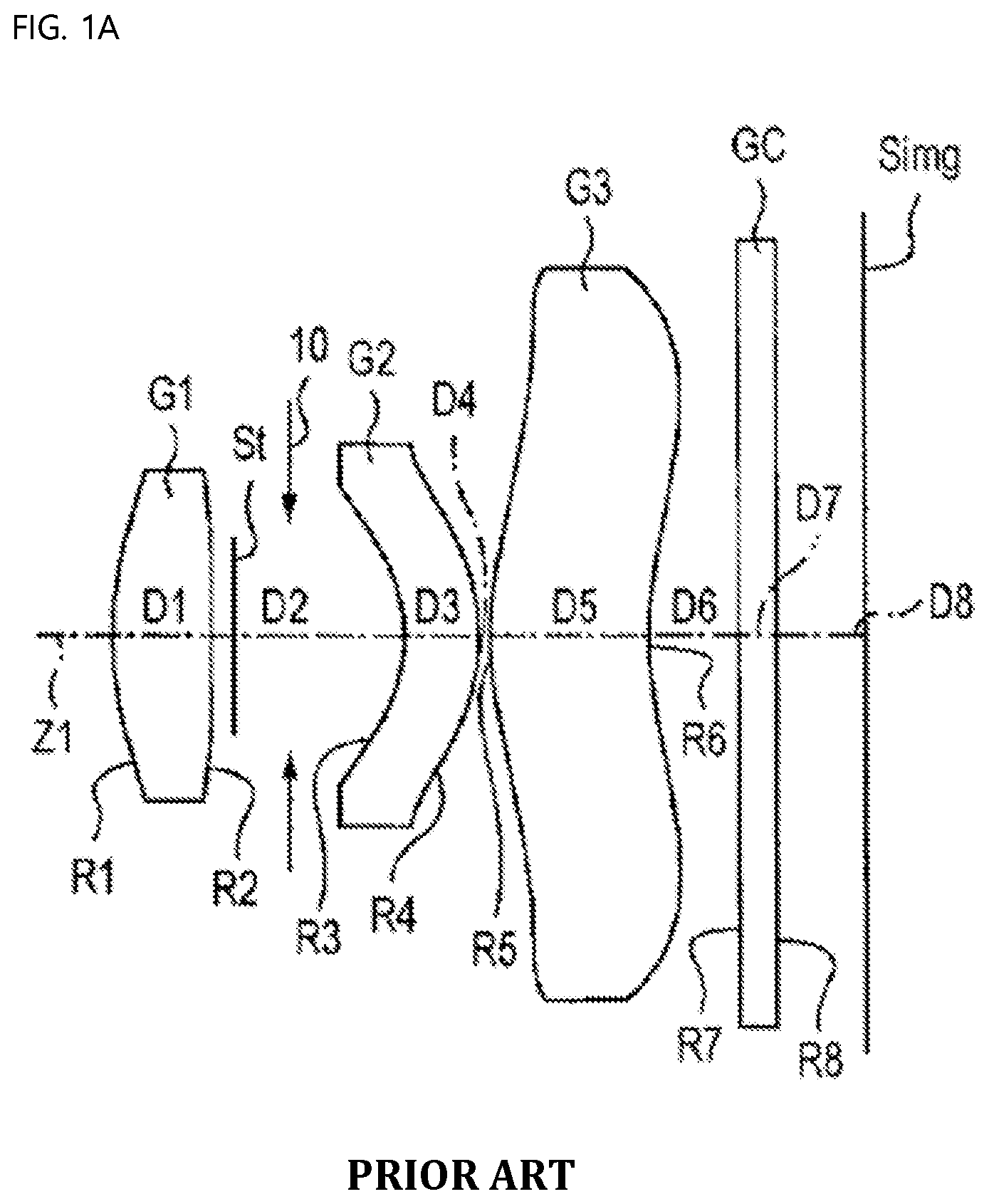 Patent US12174344 — Small lens system for TOF — Figure 1
