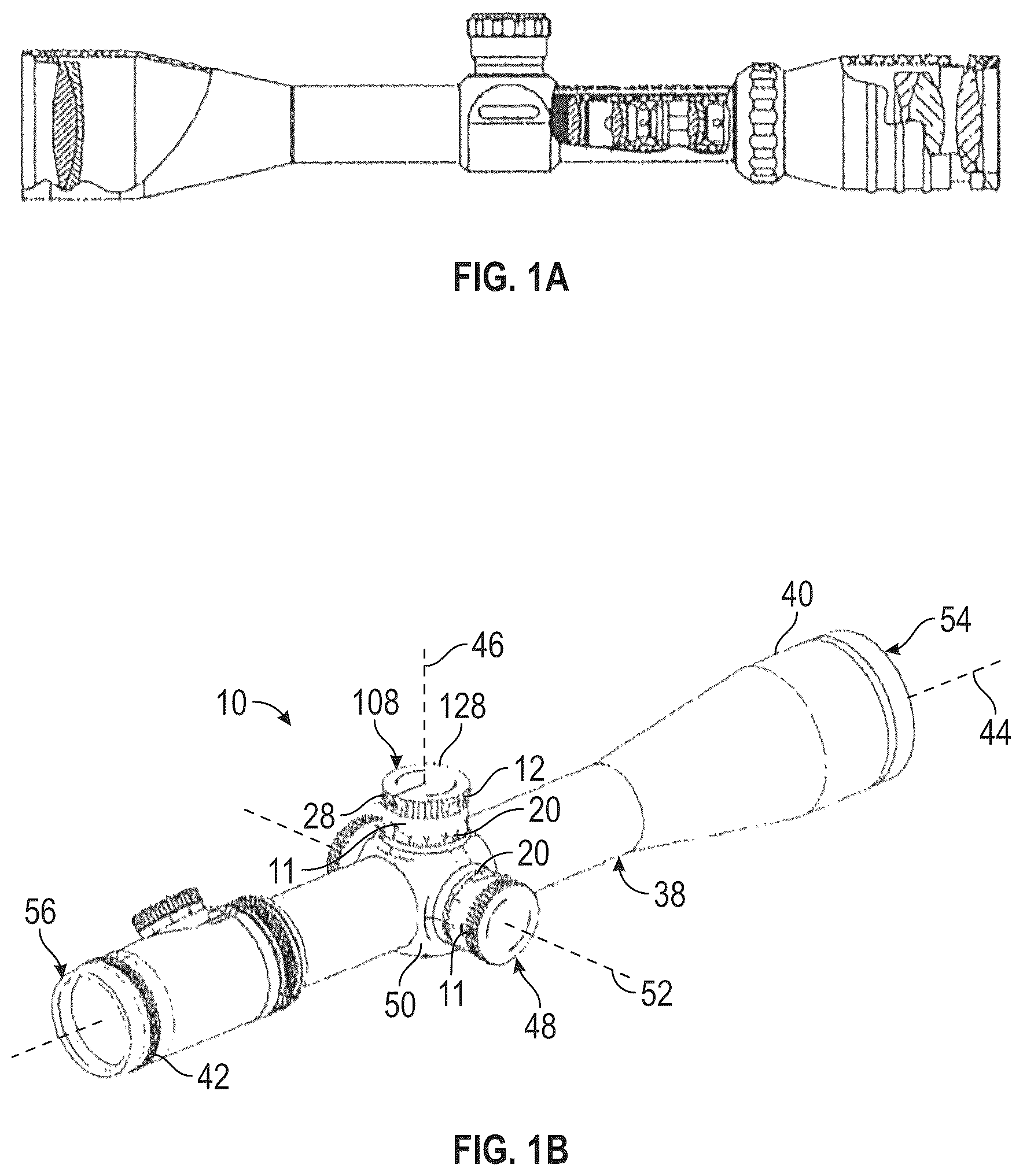 Patent US12174363 — Viewing optic with an integrated display system — Figure 1