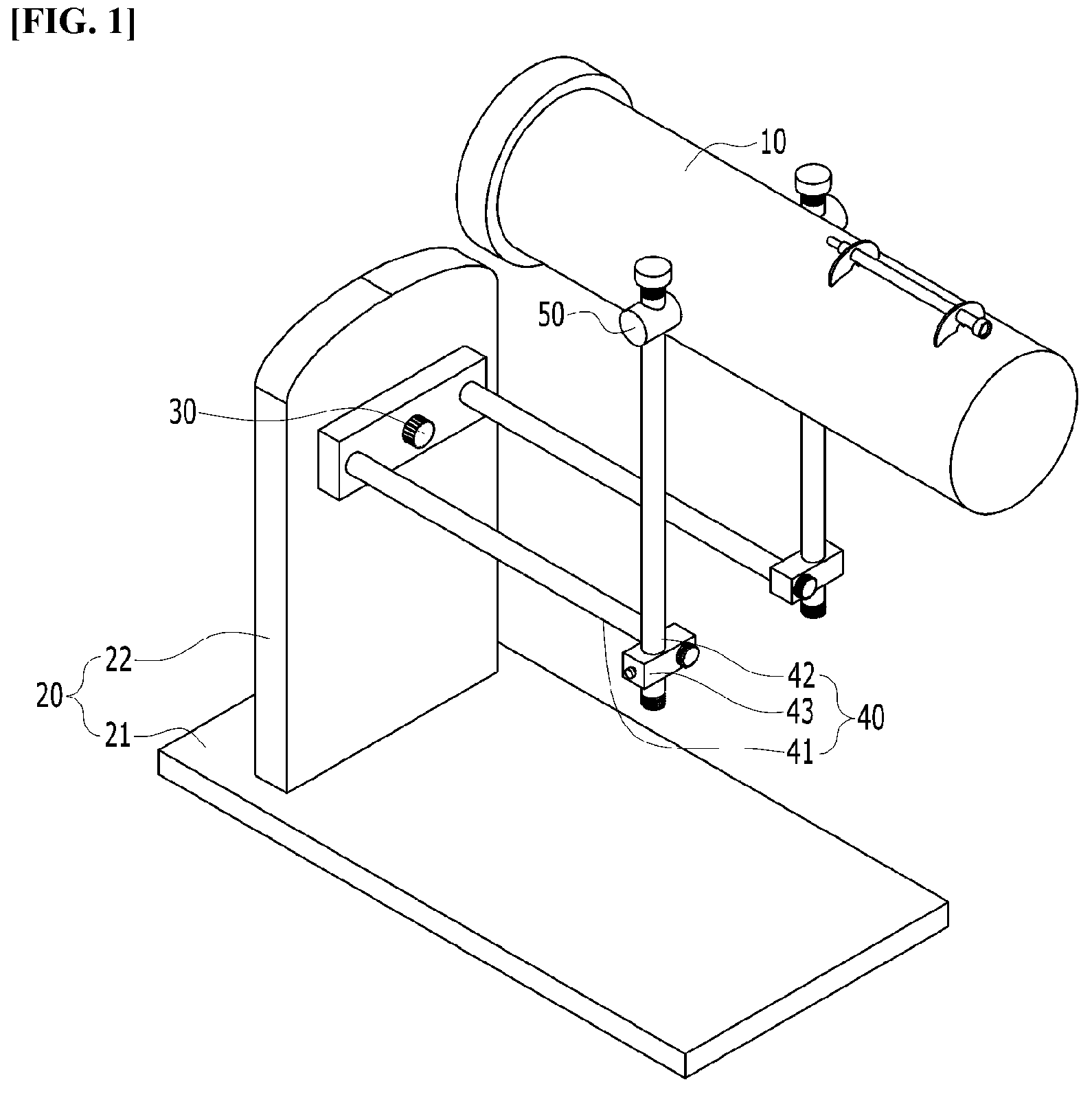 Patent US12174364 — Observation apparatus capable of omnidirectional observation without blind zone — Figure 1