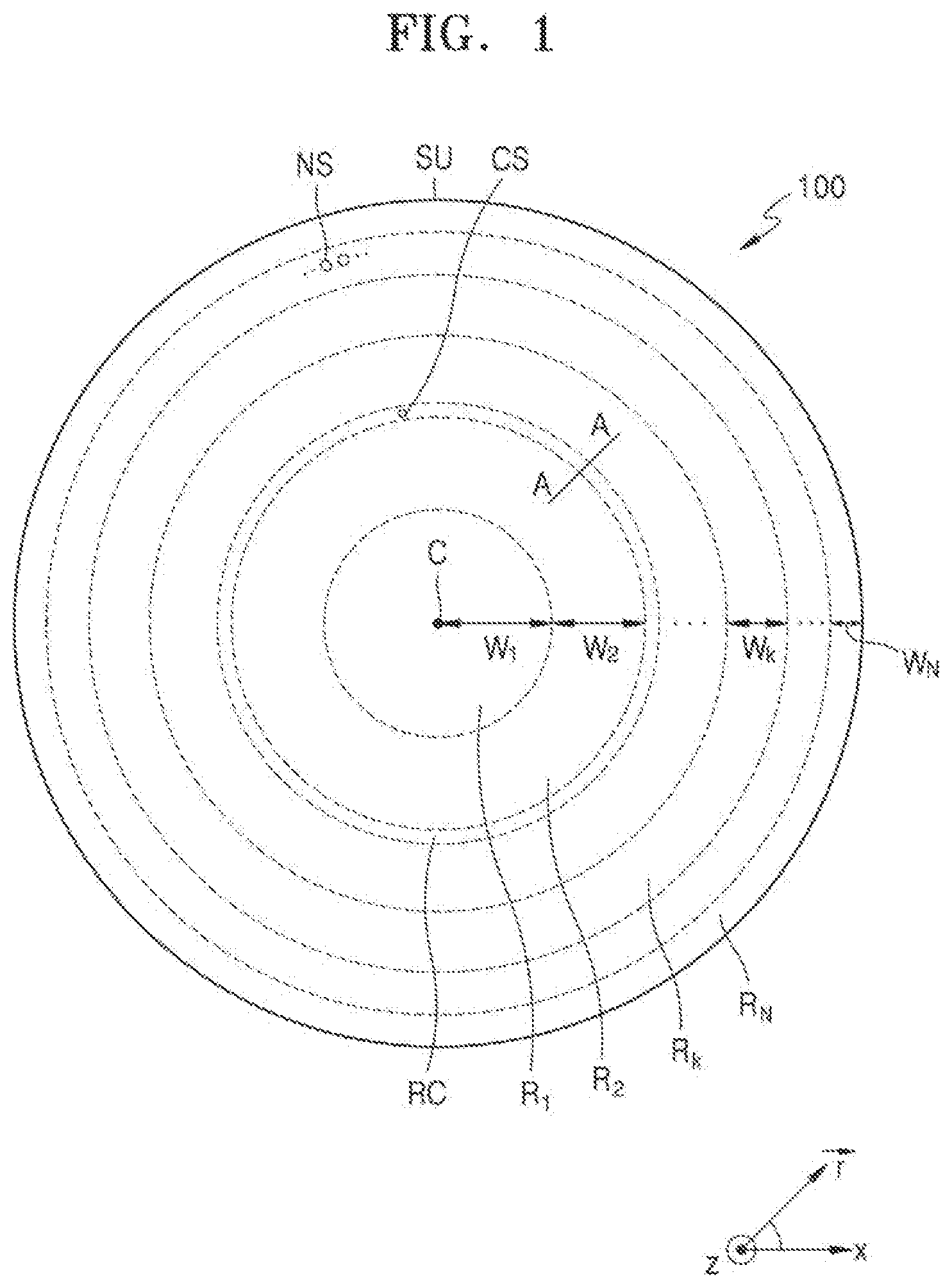 Patent US12174367 — Meta optical device and electronic apparatus including the same — Figure 1