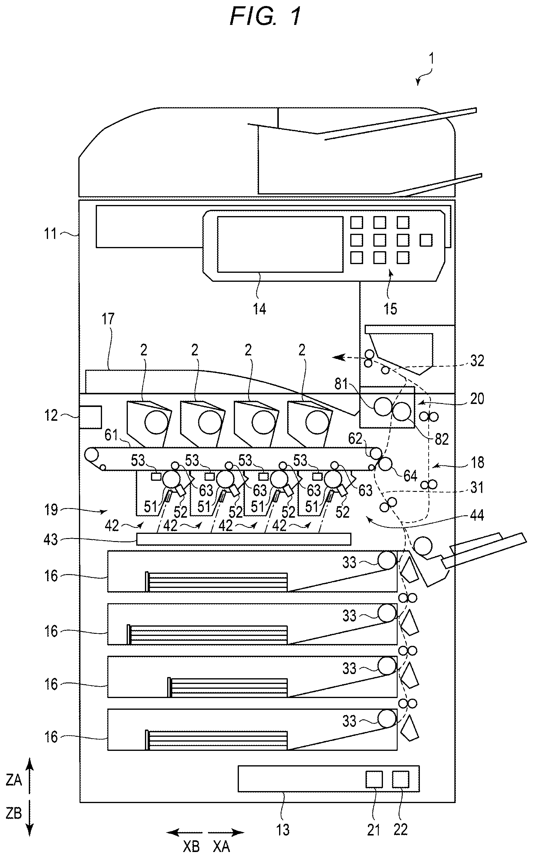 Patent US12174369 — Optical scanning device for an image forming device — Figure 1