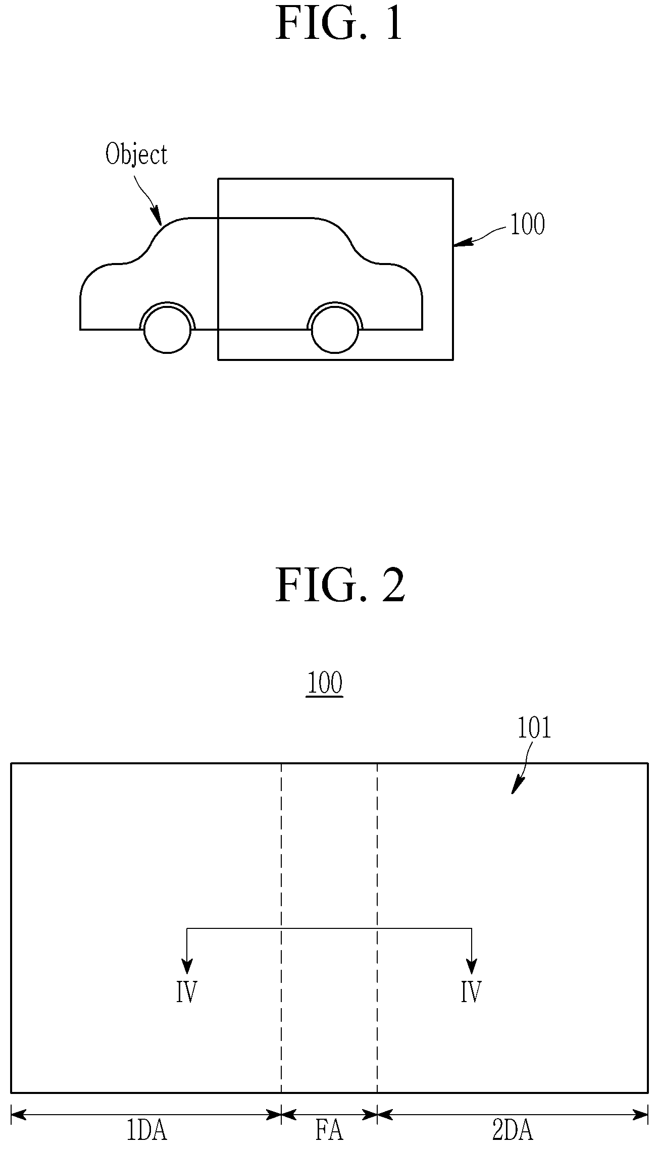 Patent US12174371 — Foldable display device — Figure 1