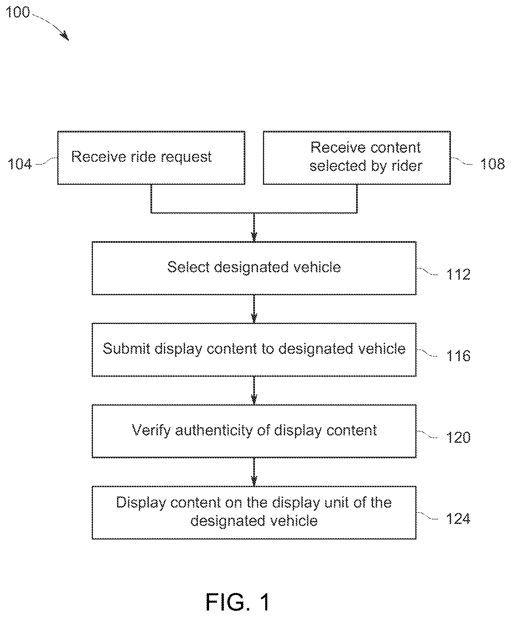 Patent US12174372 Figure 1 – Display system for transportation networks