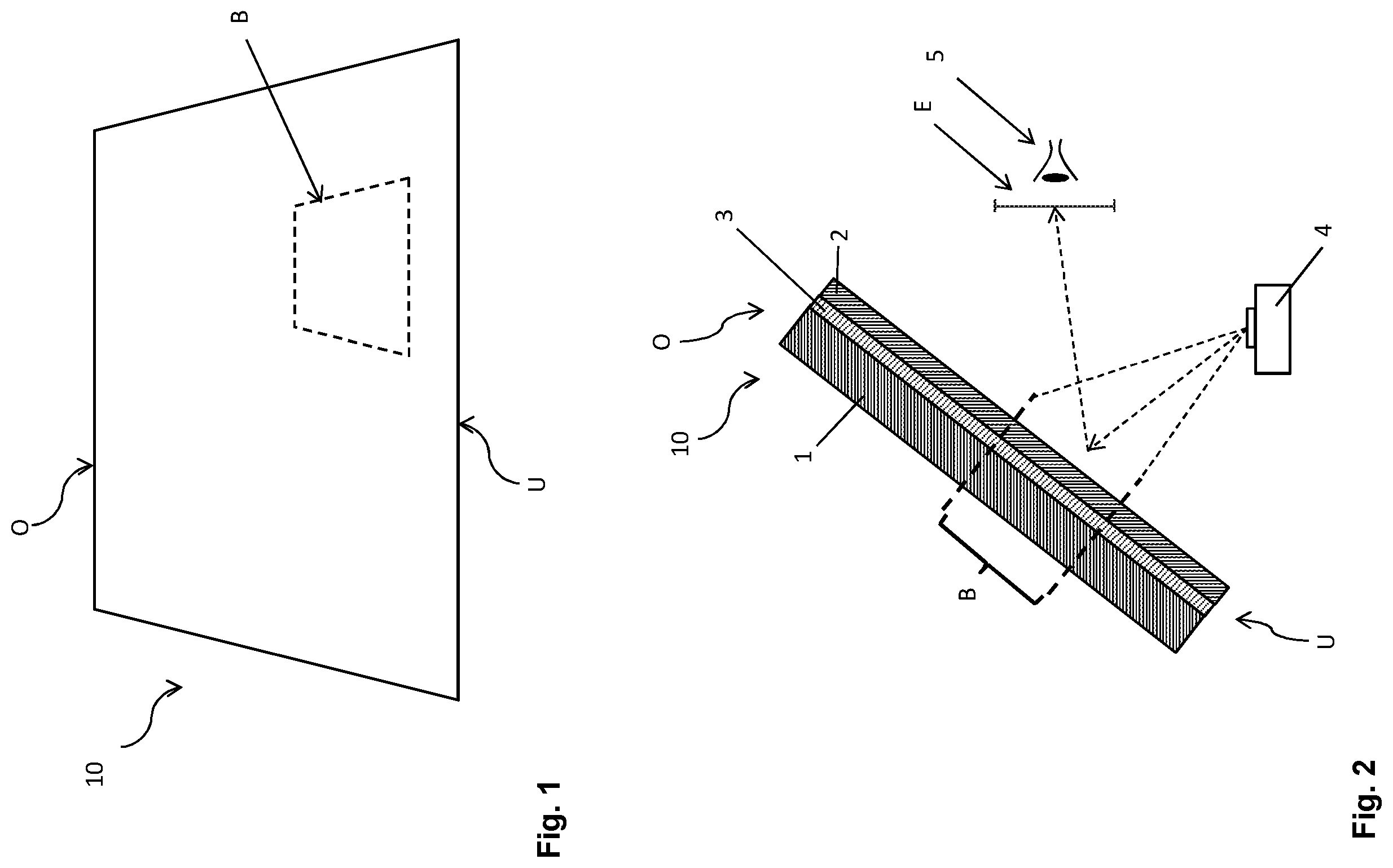 Patent US12174374 — Projection assembly for a head-up display (HUD) with p-polarised radiation — Figure 1