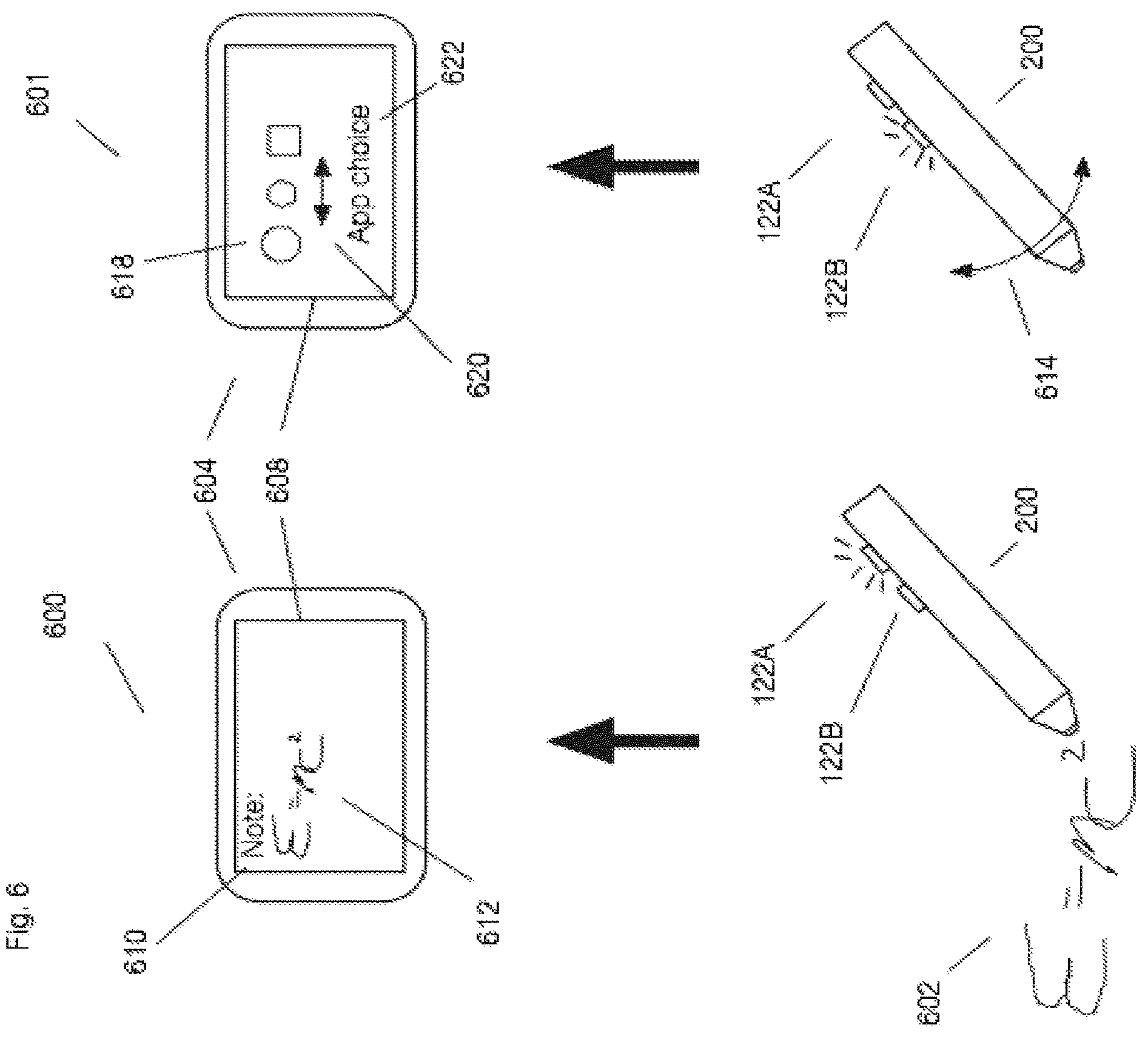 Patent US12174378 Figure 7 – External user interface for head worn computing