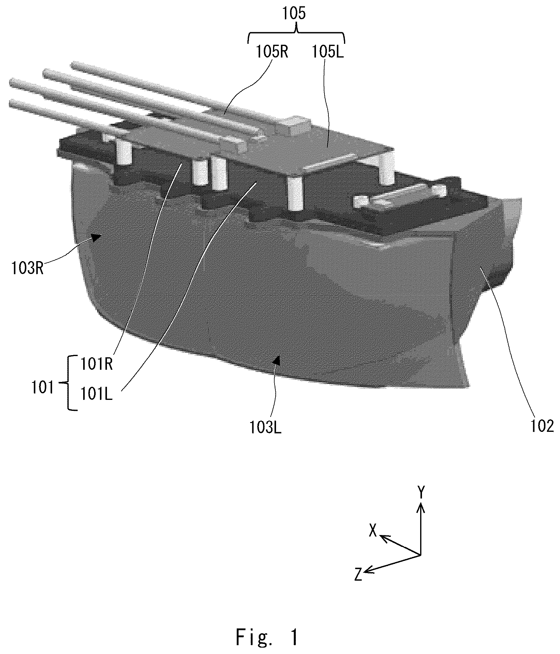 Patent US12174382 Figure 1 – Head-mounted display