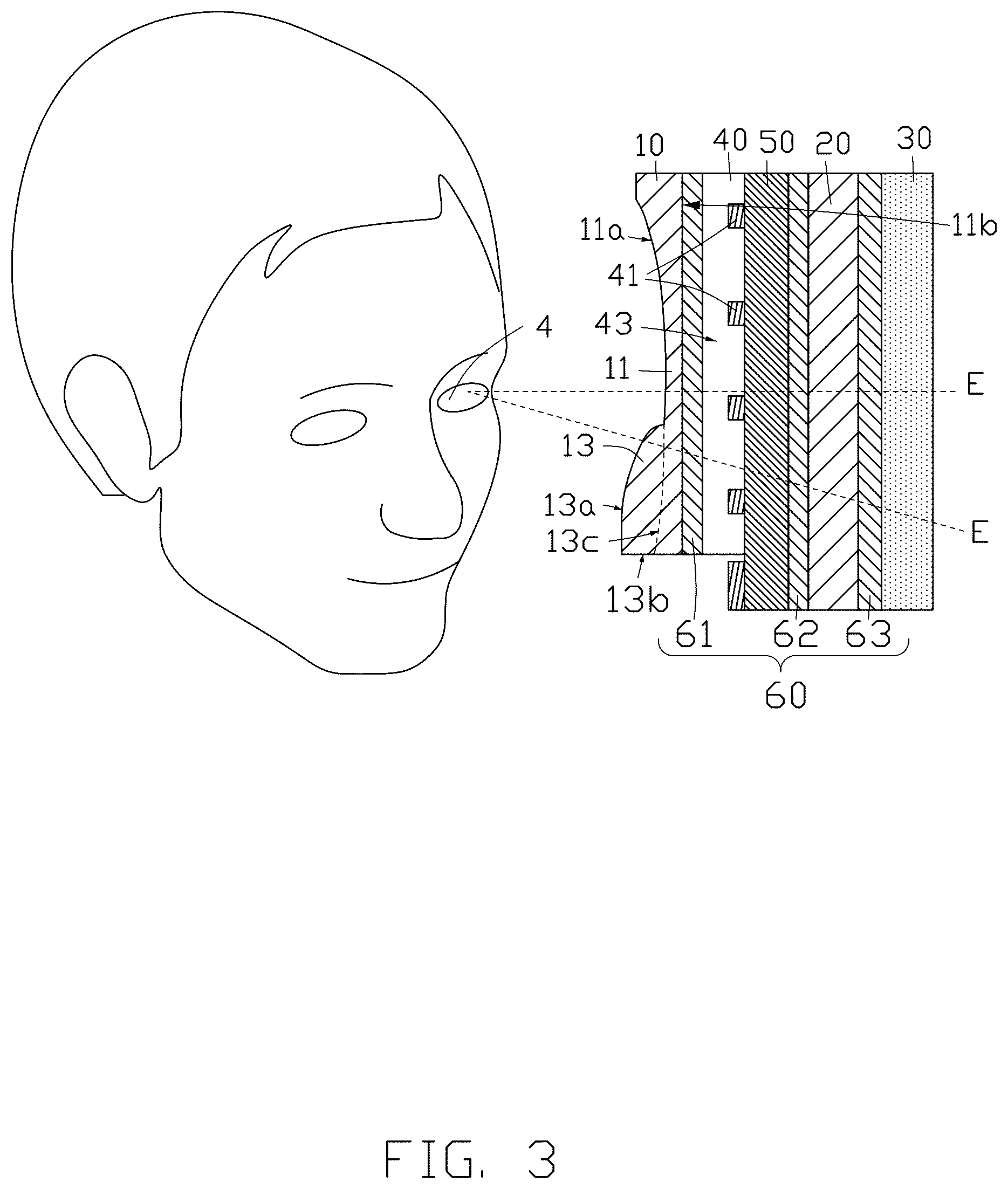 Patent US12174387 Figure 3 – Optical lens and head-mounted display