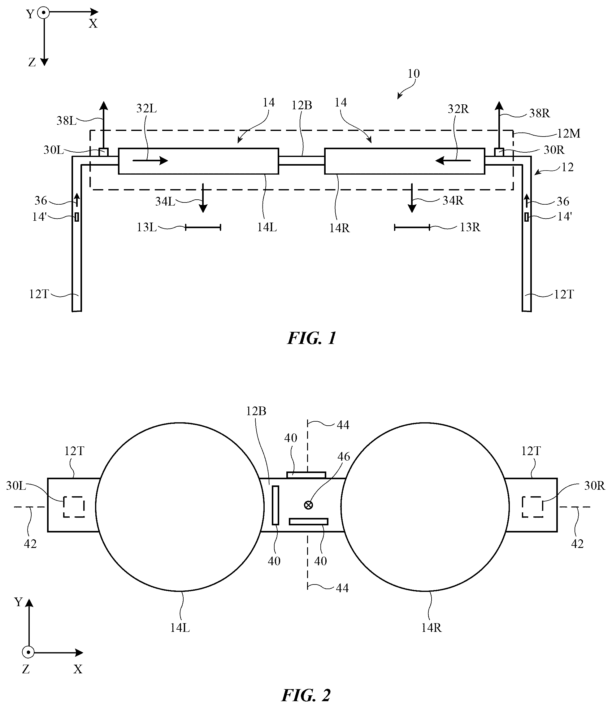 Patent US12174391 — Electronic devices with deformation sensors — Figure 1