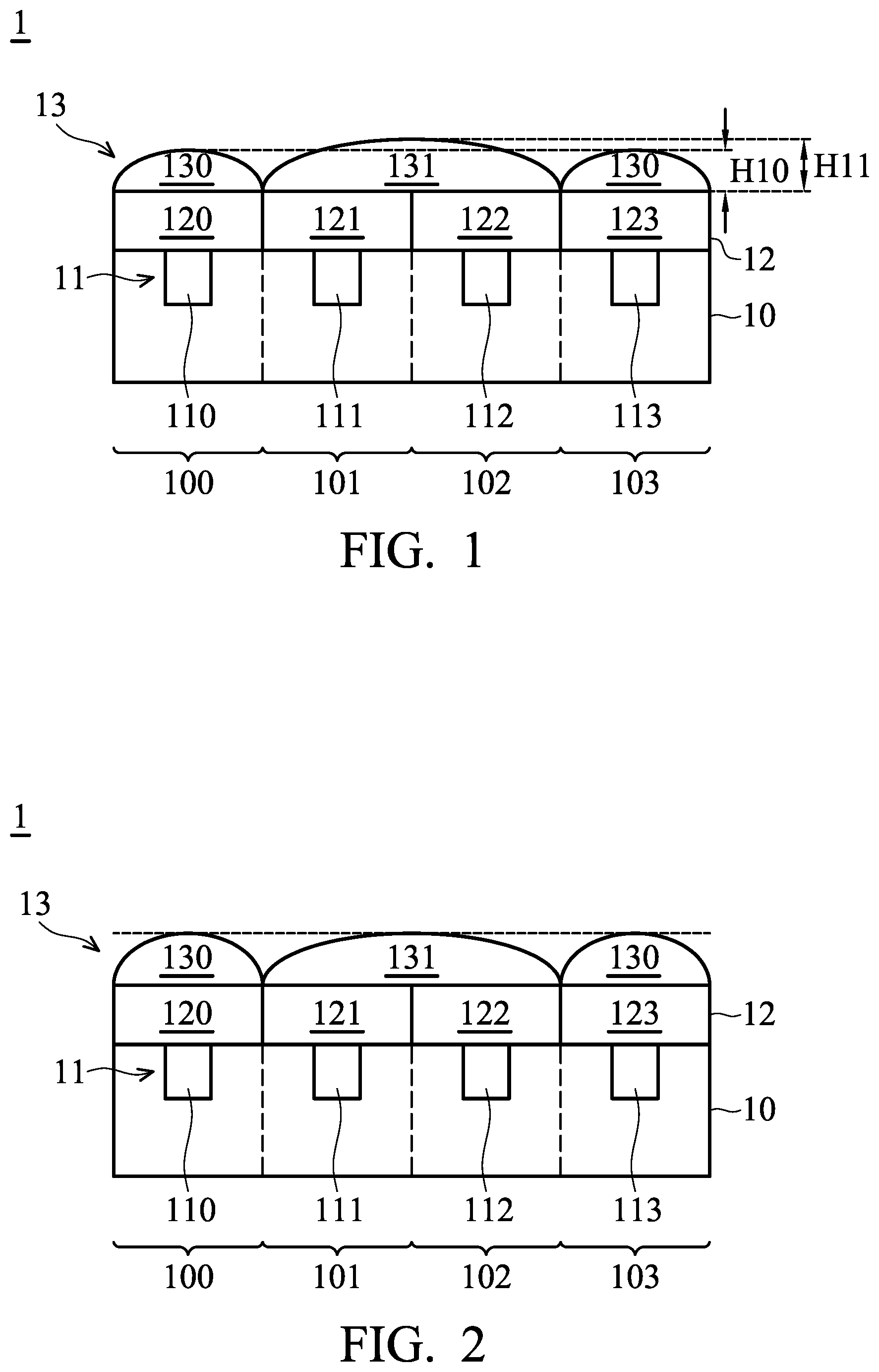 Patent US12174398 — Method for forming micro-lens array and photomask therefor — Figure 1