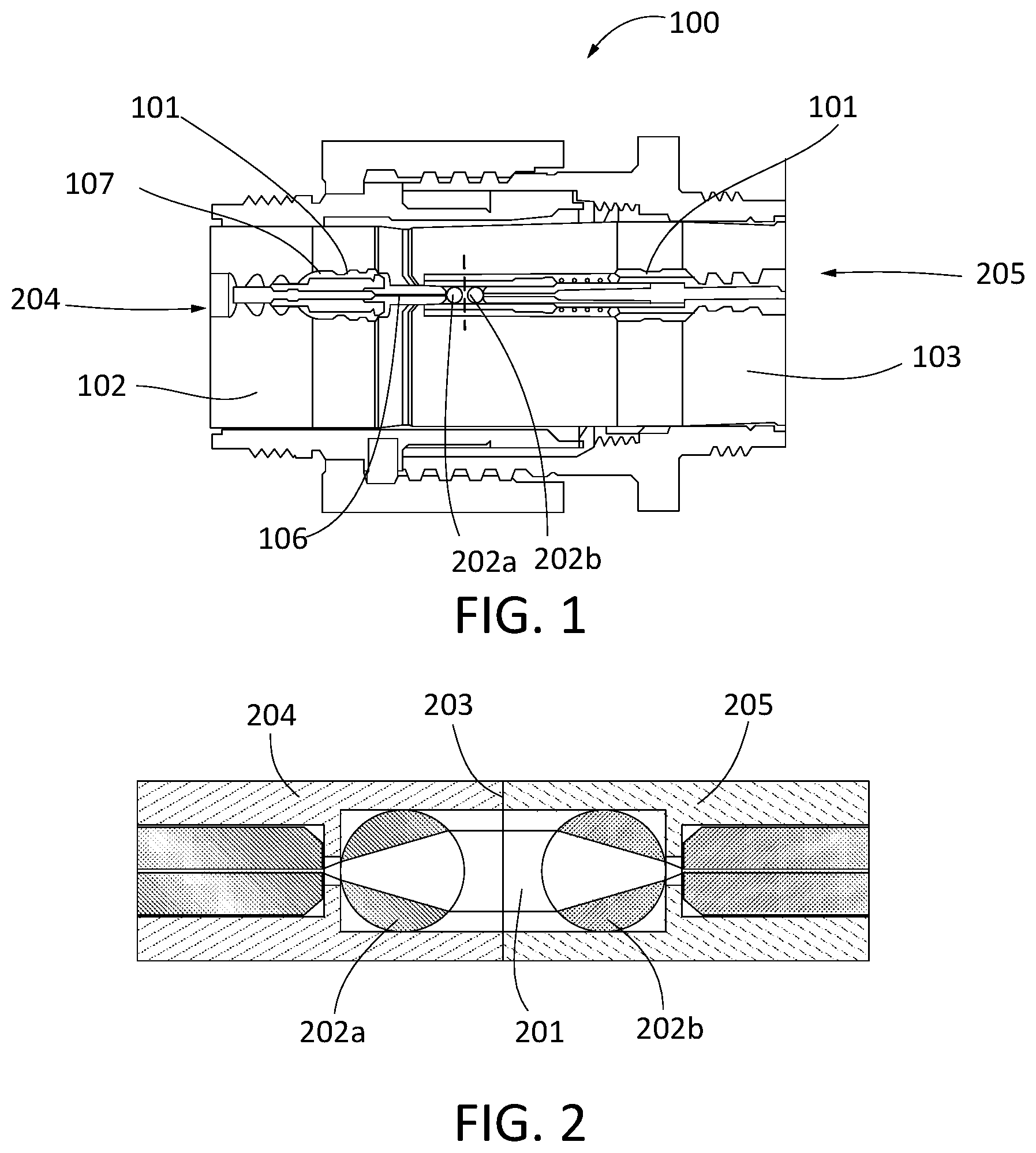 Patent US12174428 — Apparatus and system for optical connector — Figure 1