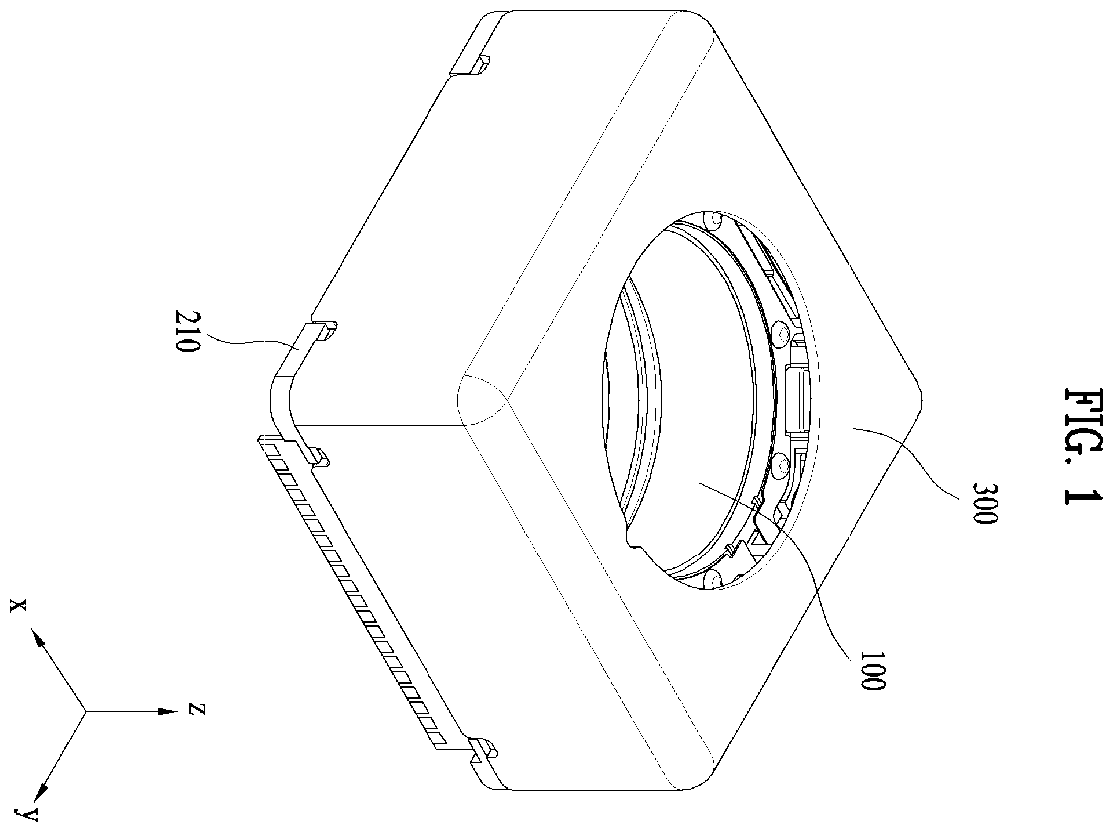 Patent US12174450 — Lens moving apparatus with a bobbin comprising a groove and elastic members and camera module including the same — Figure 1