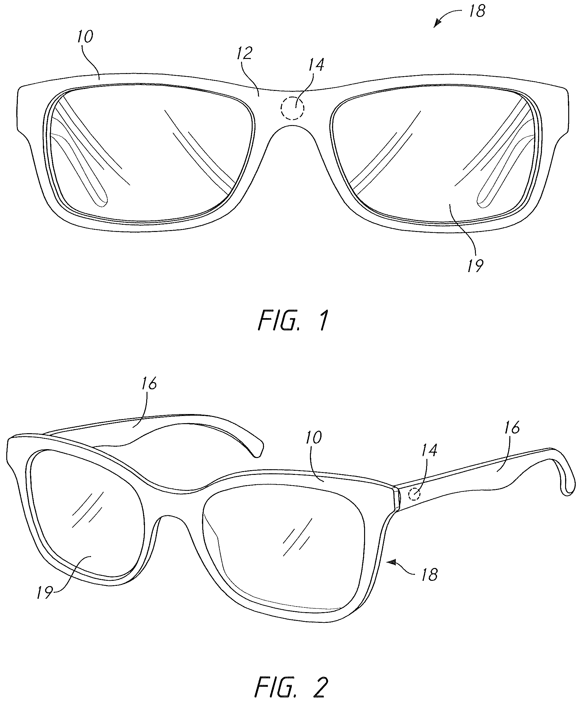 Patent US12174458 — Eye-wear kit with magnetic front attachment and method of use — Figure 1