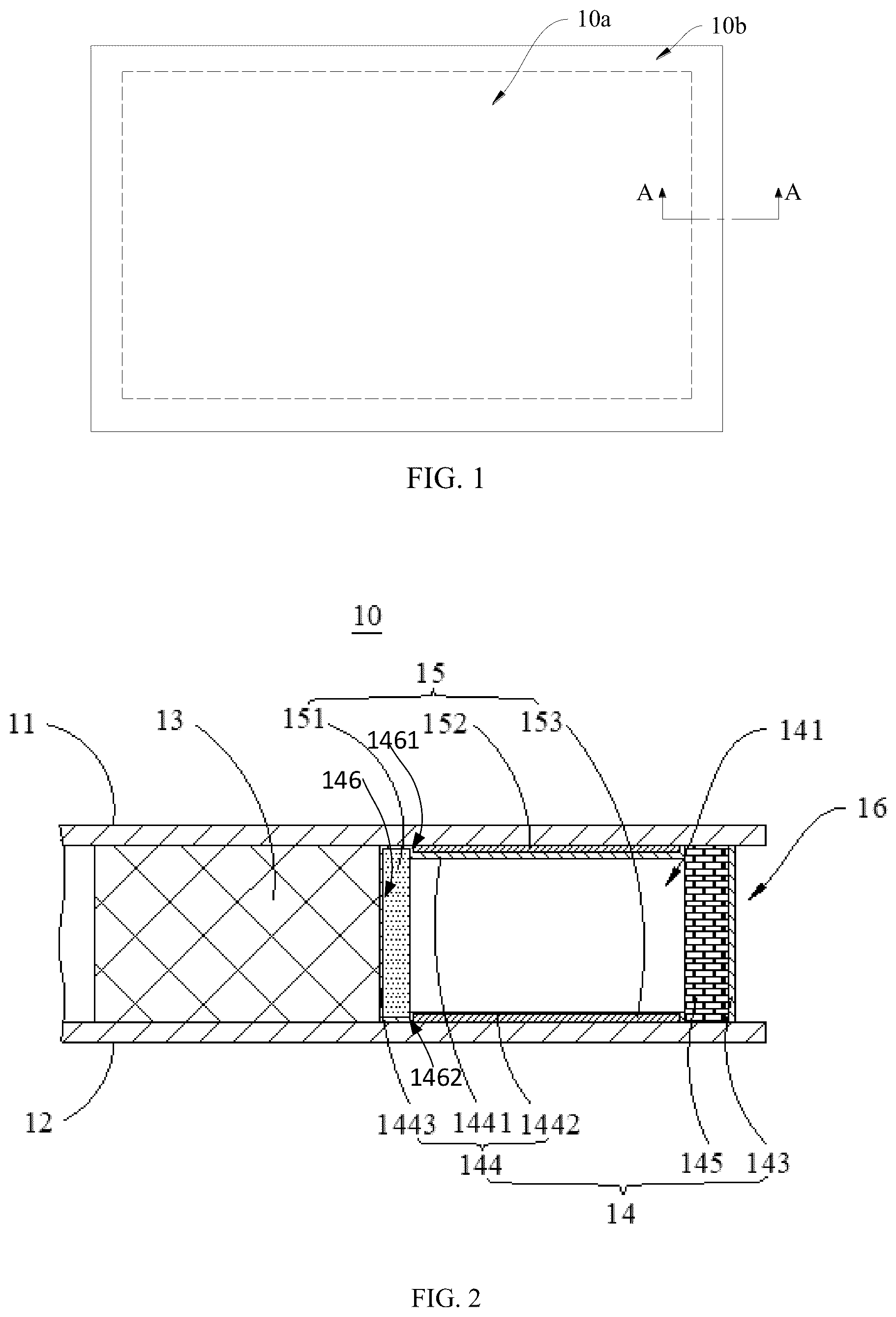 Patent US12174473 — Display panel and electronic device — Figure 1