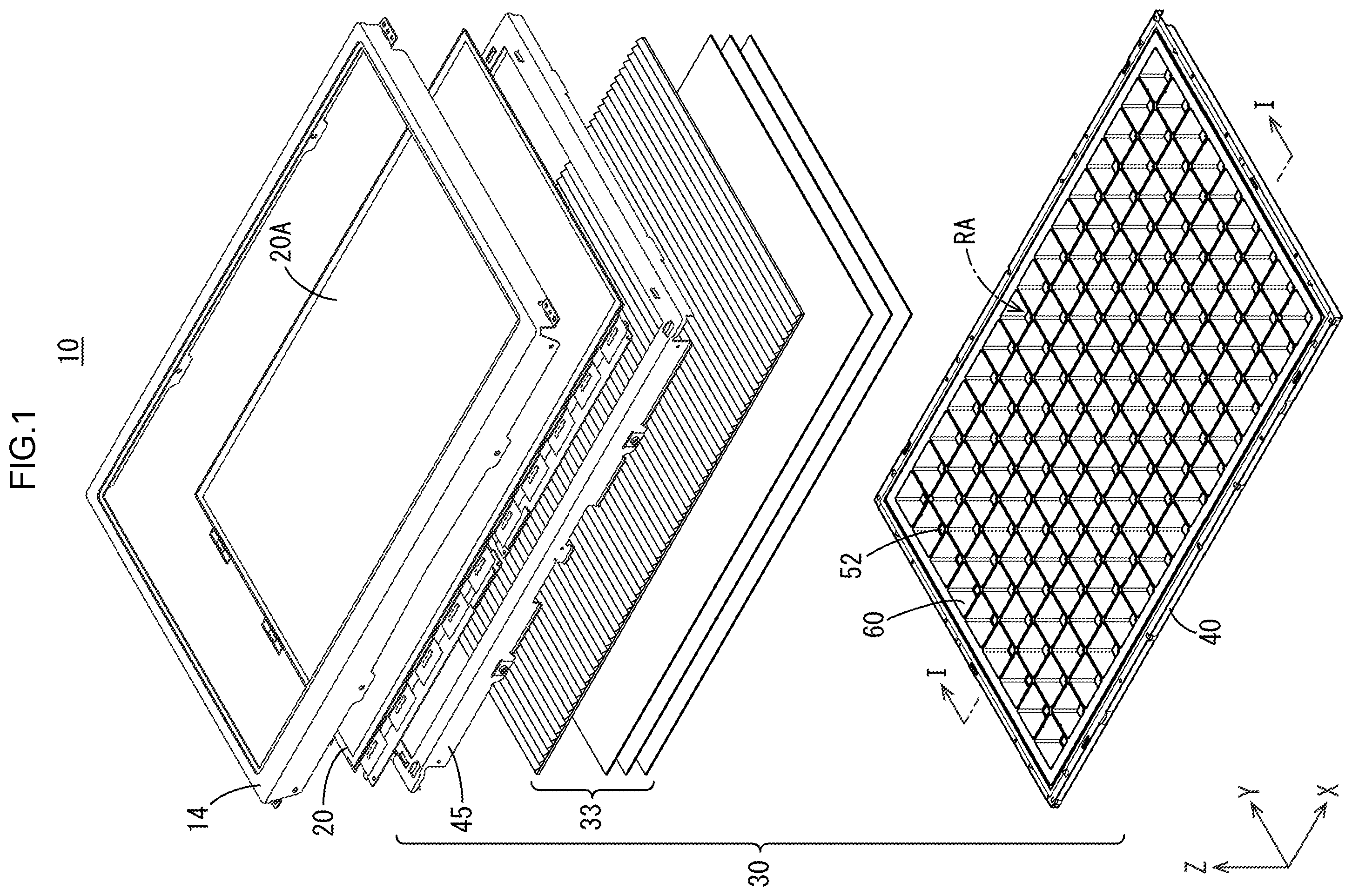 Patent US12174487 — Lighting device — Figure 1